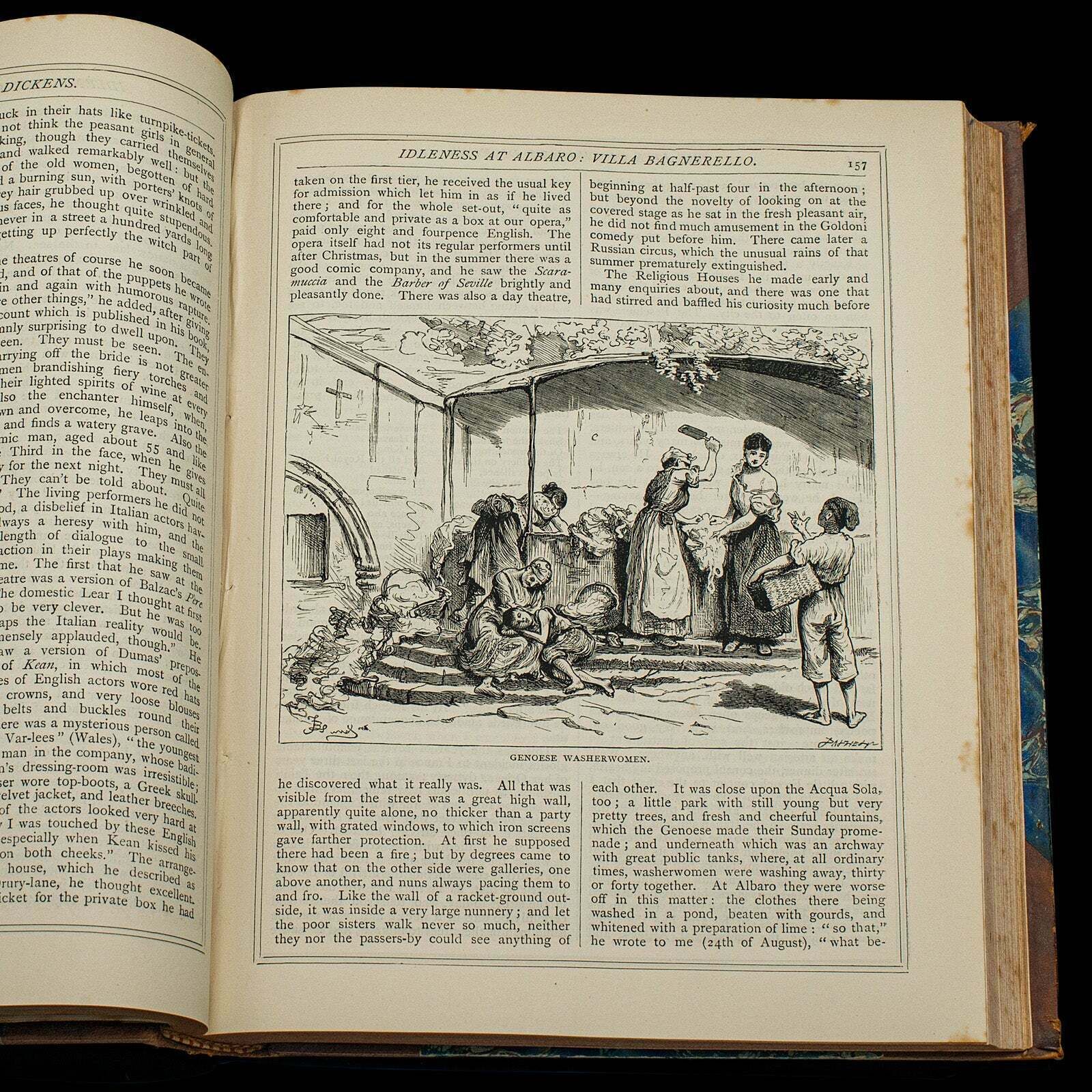 photo furniture Antique Book, The Life Of Charles Dickens, Biography, English, Victorian, C.1880