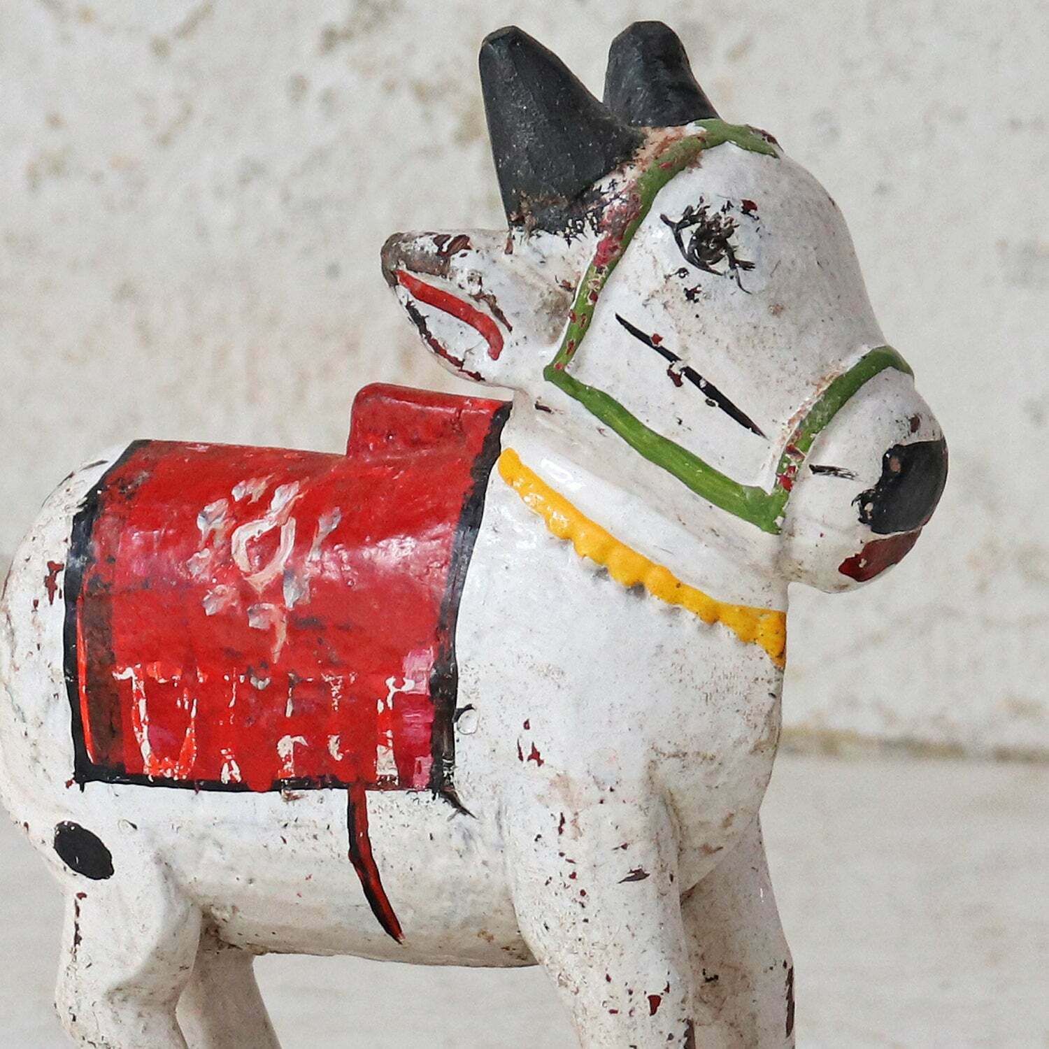 Vintage Wooden Holy Cow Toy photo furniture