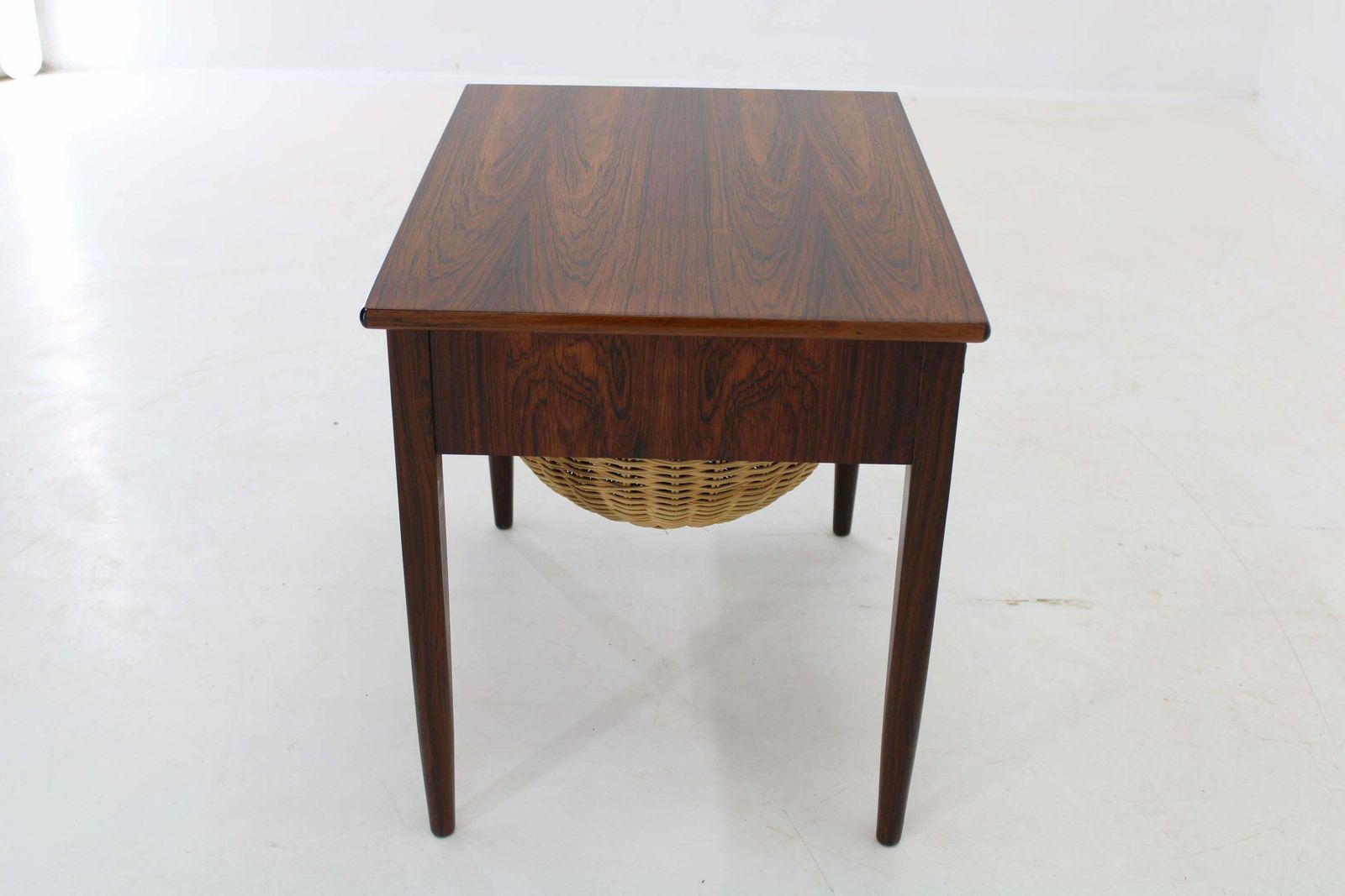 photo buy 1960s Johannes Andersen Palisander Folding Sewing Table By Silkeborg, Denmark