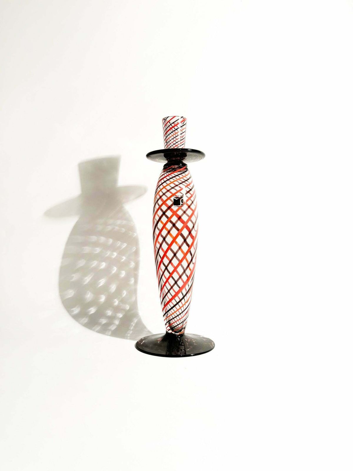 Spiral Murano Glass Candelabra By Carlo Moretti From 1999 photo furniture