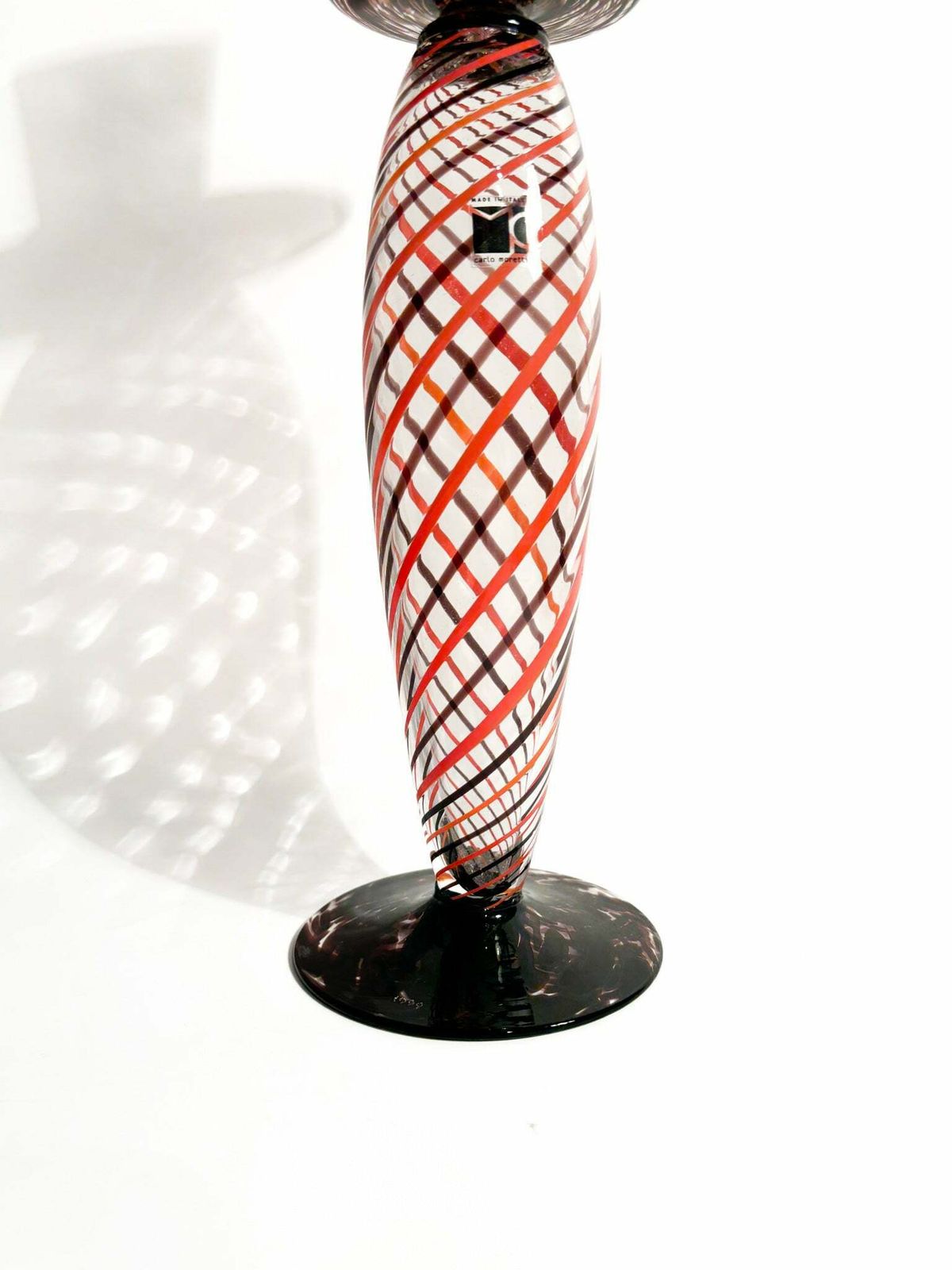 Spiral Murano Glass Candelabra By Carlo Moretti From 1999 photo Home Decor