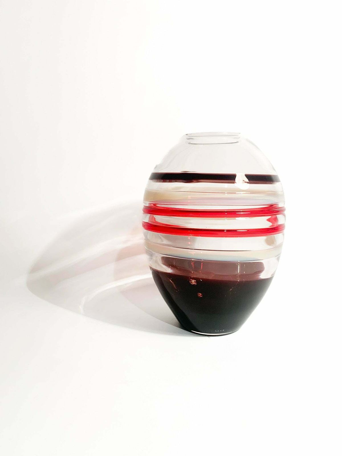 Murano Glass Vase By Carlo Moretti Reina Model 2008 photo for sale
