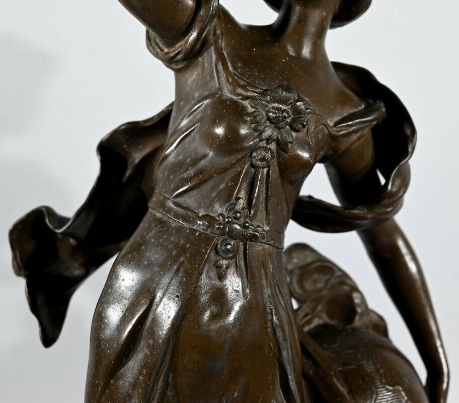 Sculpture “Science”, By A. Moreau – Late 19th Century photo buy