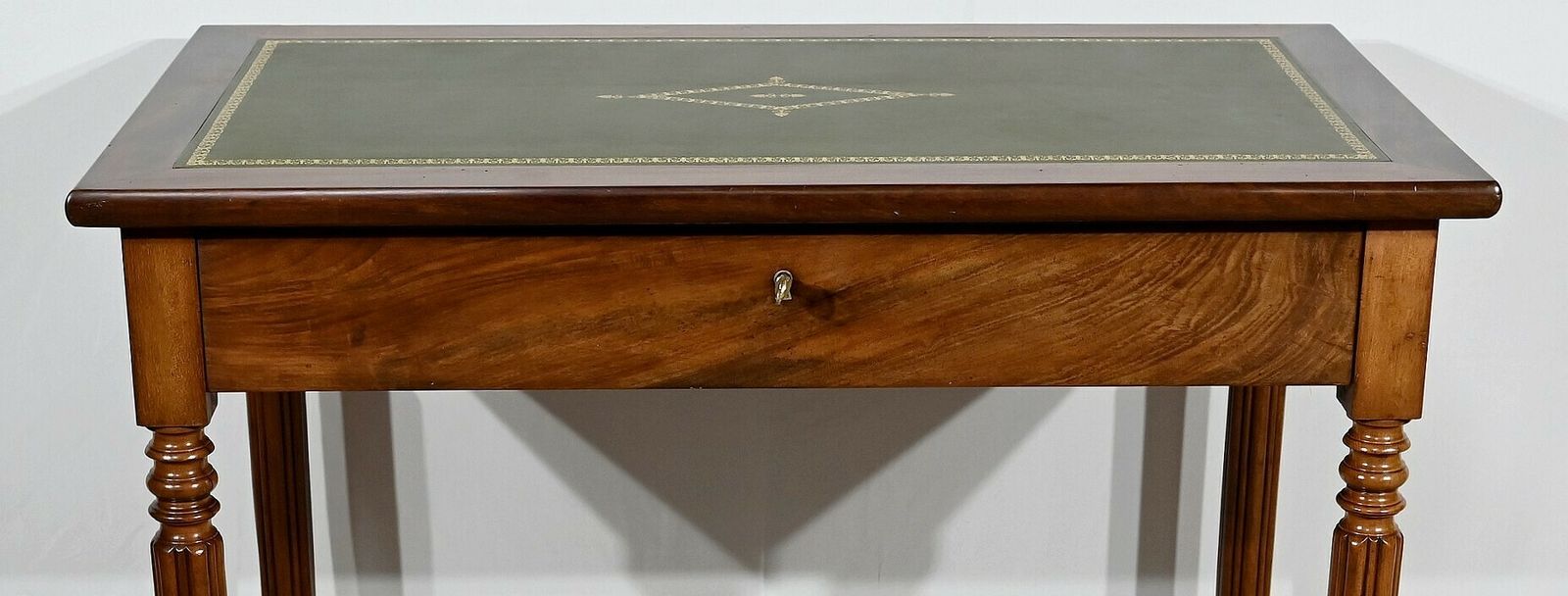 Small Mahogany Desk, Louis Philippe Style – 19th Century photo vintage