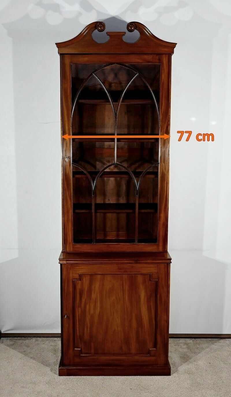 Mahogany Bookcase, England, Georgian Period – 19th Century photo furniture
