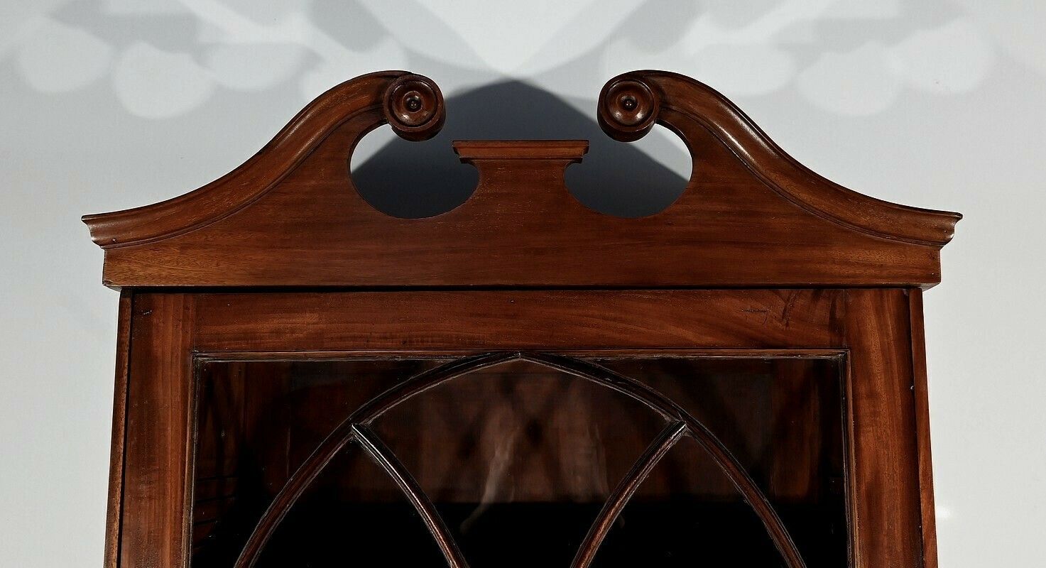 Mahogany Bookcase, England, Georgian Period – 19th Century photo vinterior