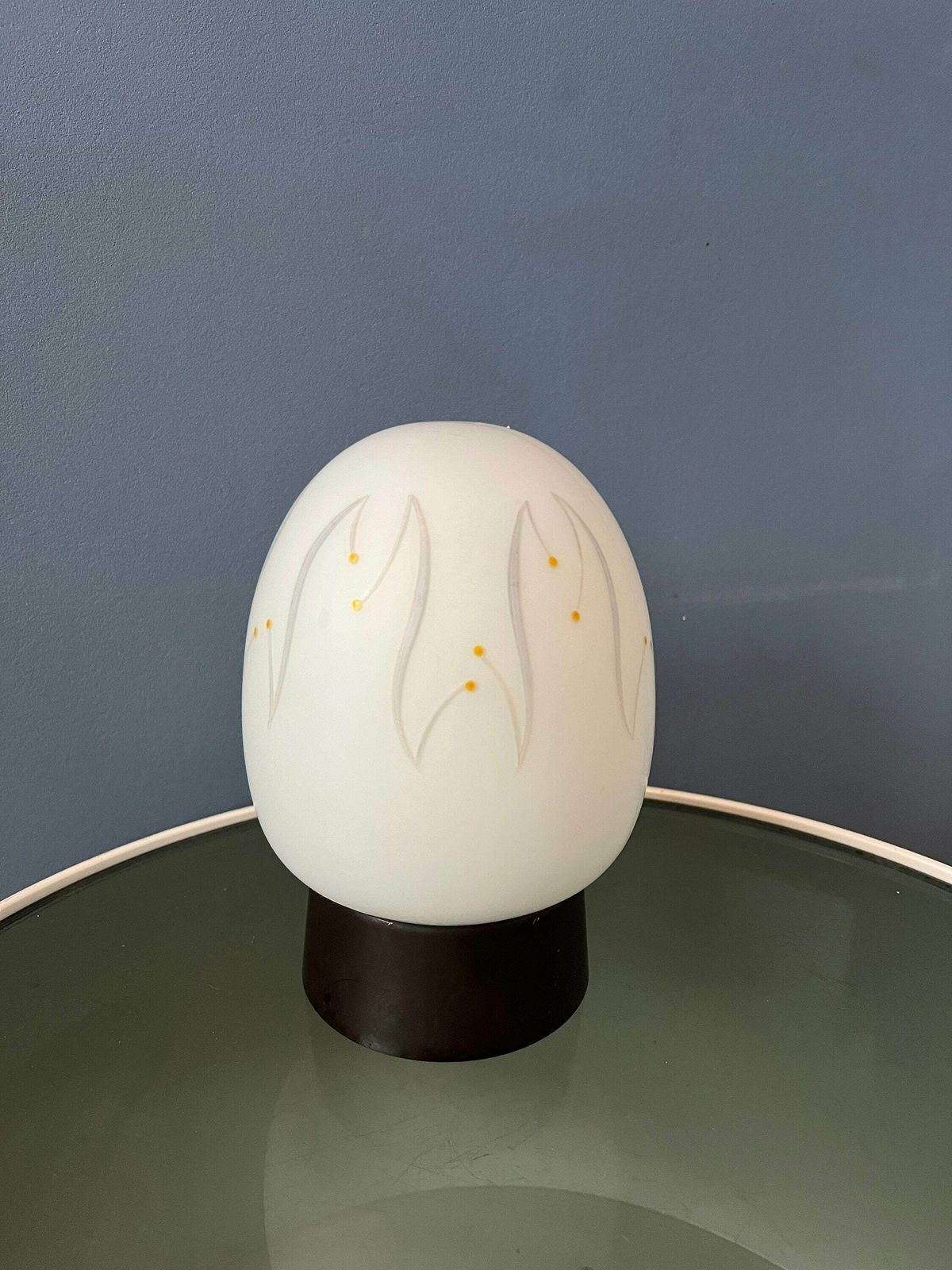 Vintage Egg Thabur Ceiling Lamp With Decorative Pattern photo vintage