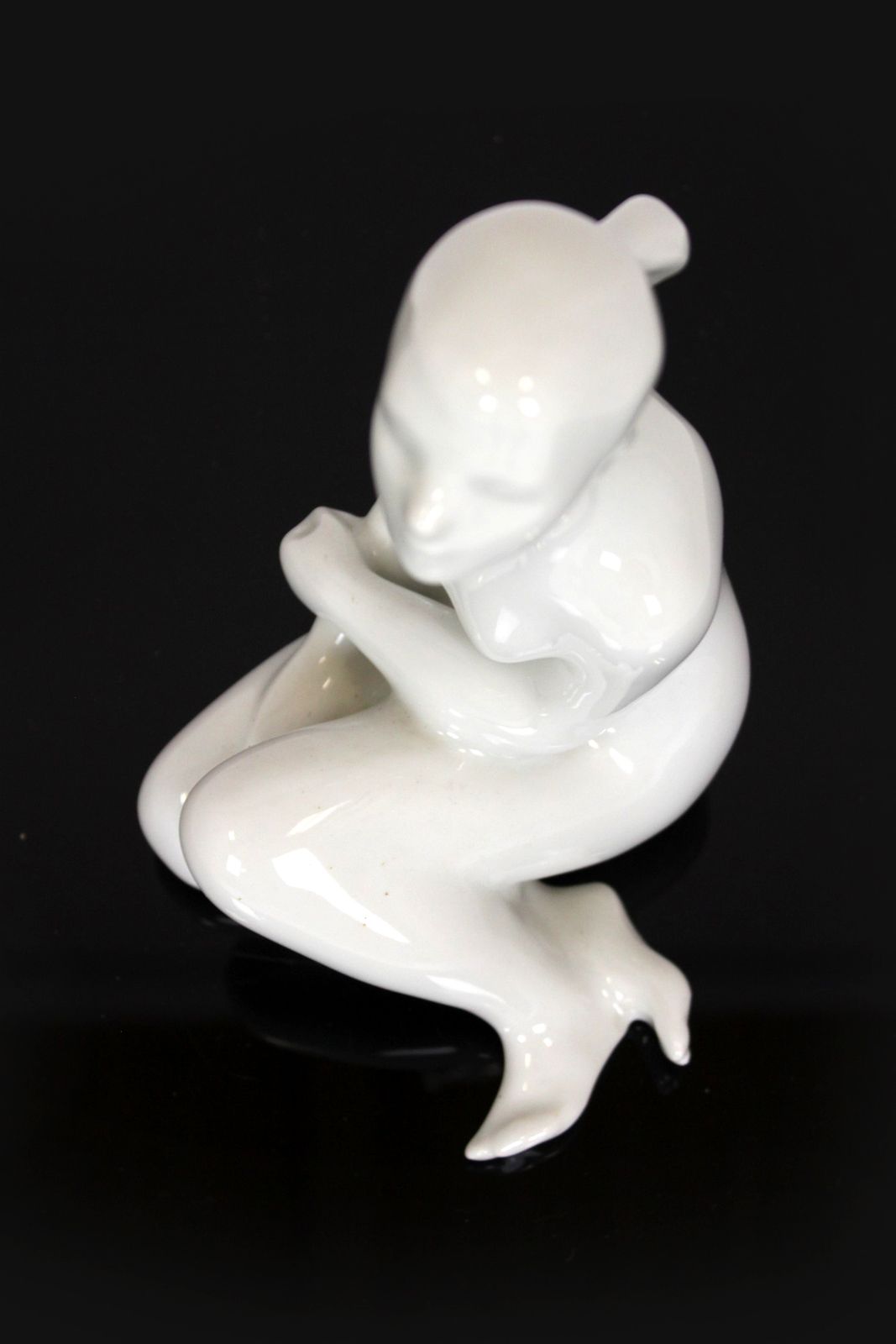 Figurine Of A Naked Woman, Royal Dux, Czechoslovakia, 1960s photo furniture