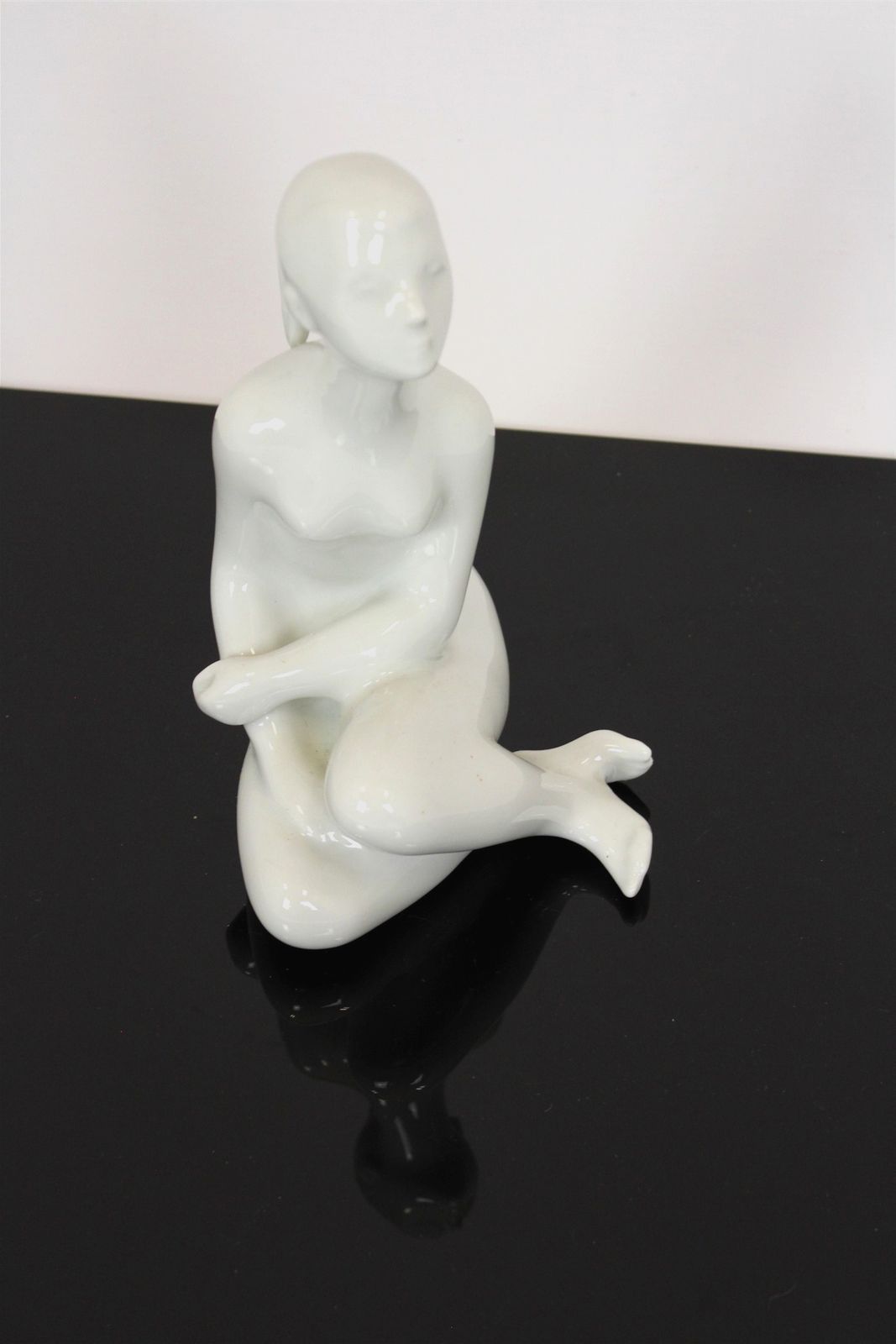 170.0 Figurine Of A Naked Woman, Royal Dux, Czechoslovakia, 1960s photo