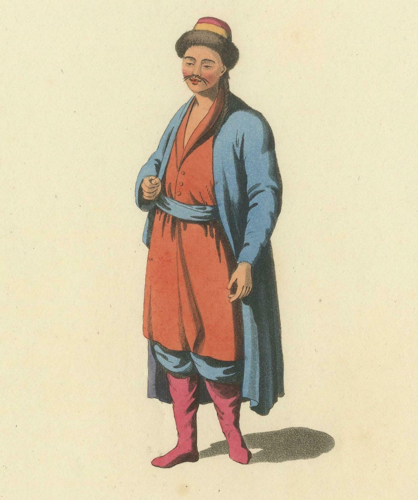 A Glimpse Into Kalmyk Culture Through William Alexander's 1814 Engravings photo for sale
