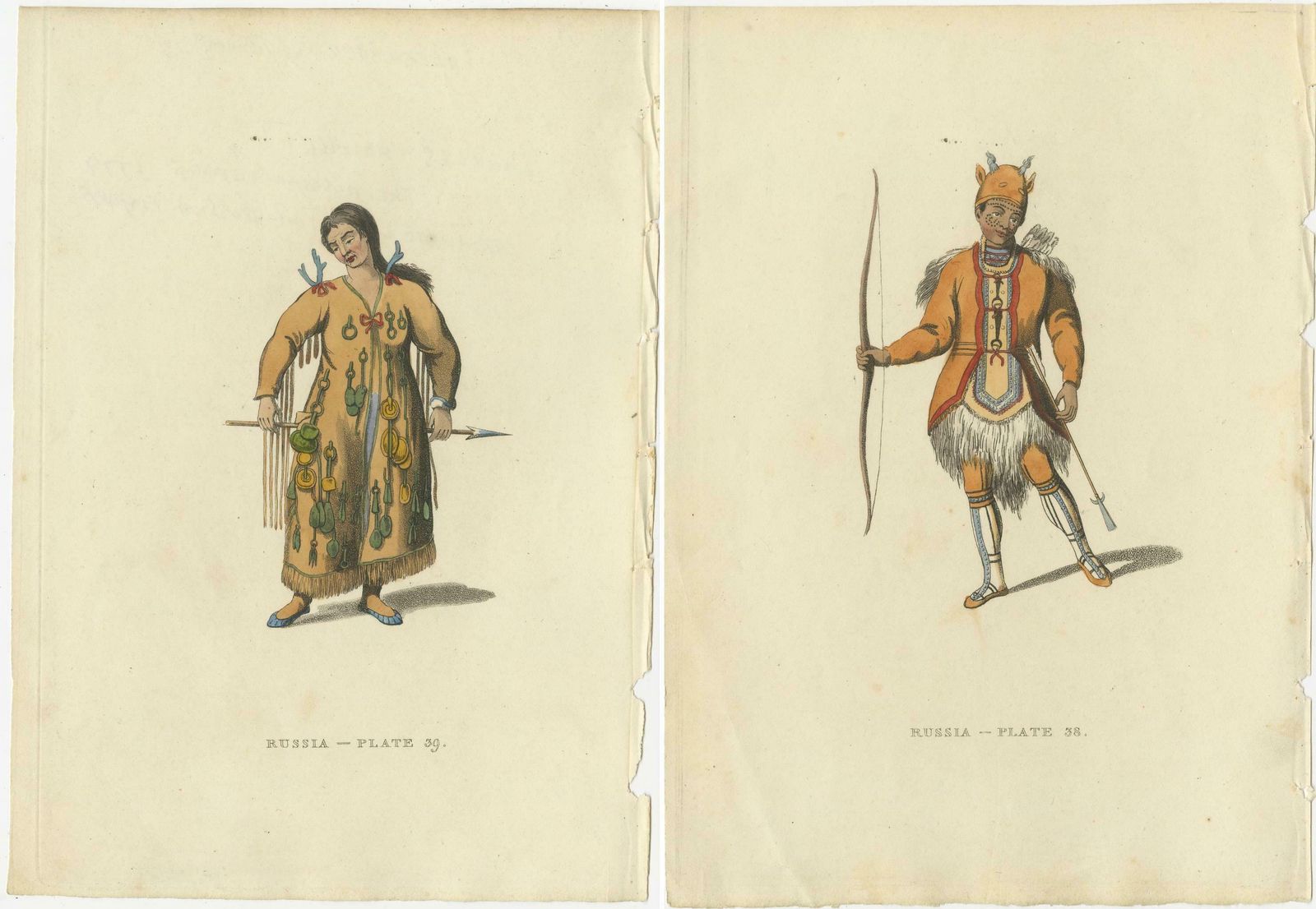 Siberian Traditions: The Tungoose Hunter And Tungoosi Shaman, Published In 1814 photo furniture