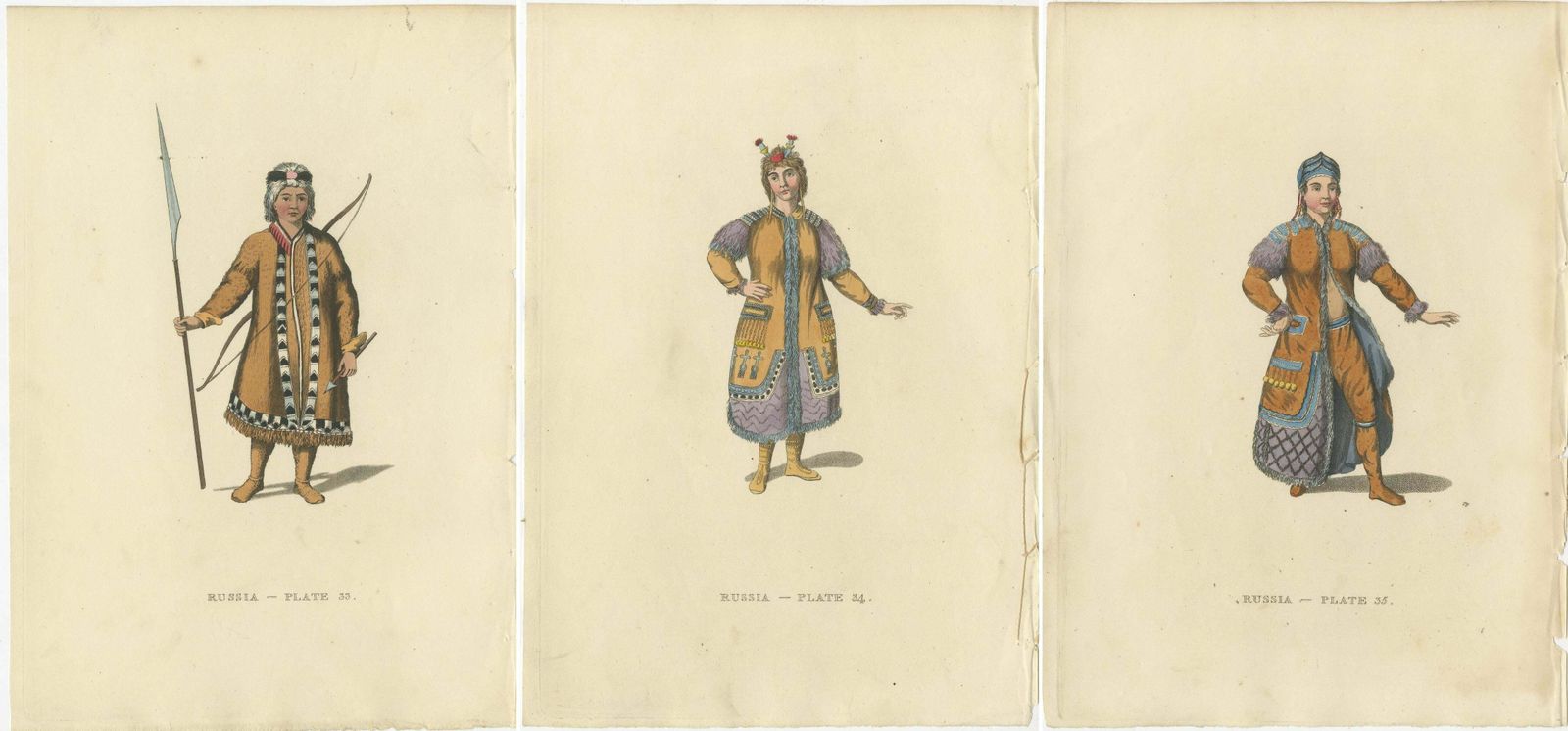 Engravings Depicting The Dress And Manners Of The Yakouti Tribes In Russia, 1814 photo furniture