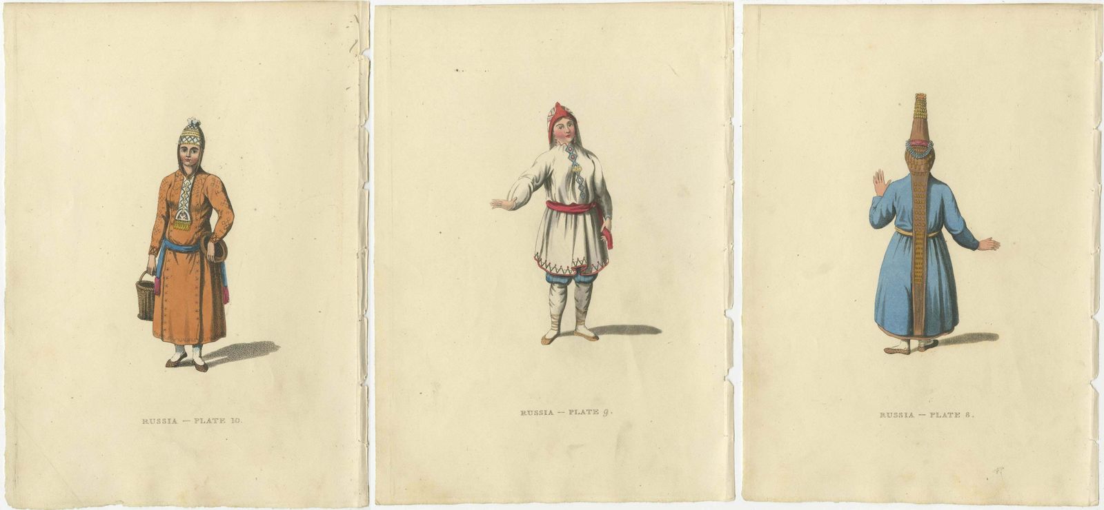 A Visual Journey Through 19th Century Russian Ethnic Attire, Engraved In 1814 photo 360.0