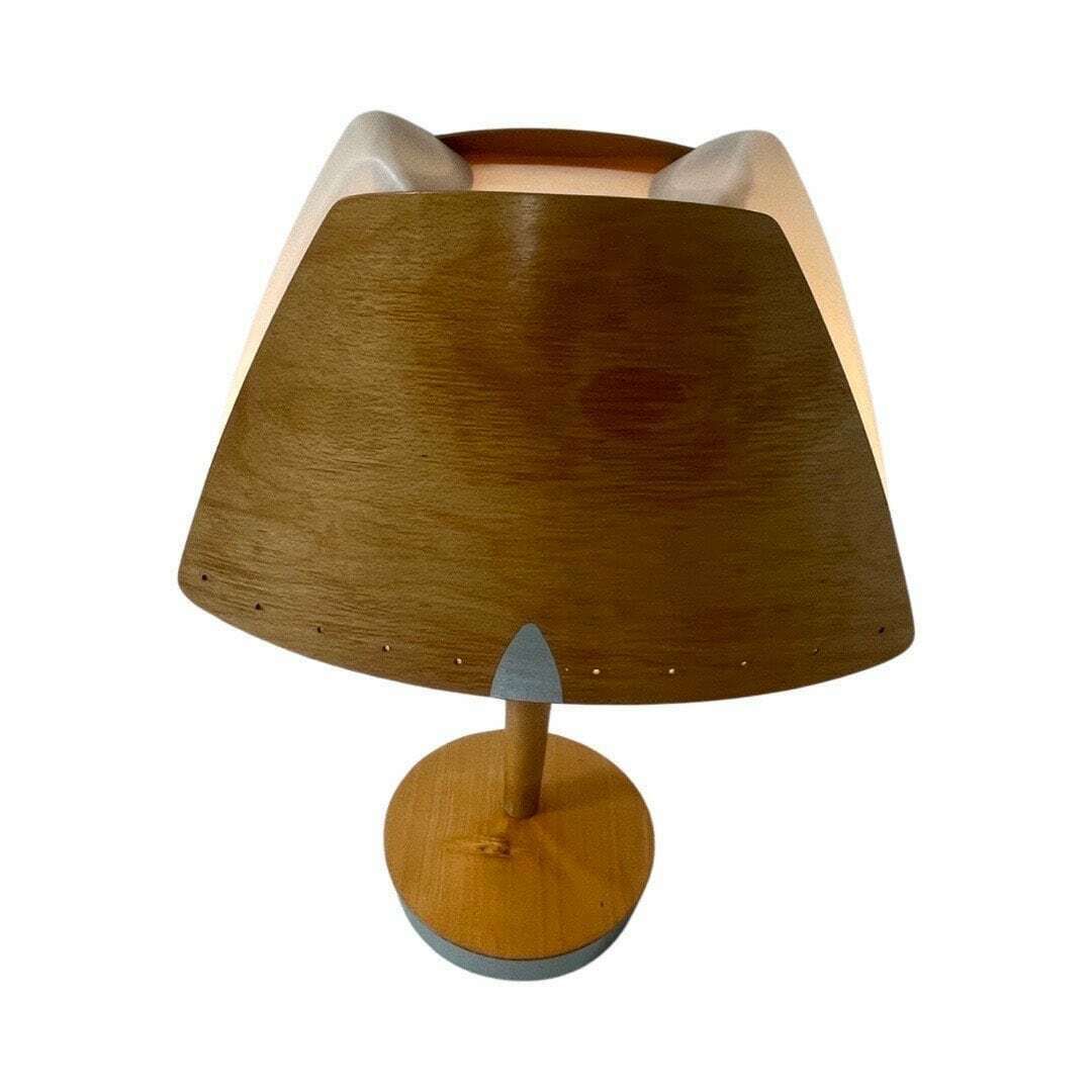 Soren Eriksen   Lucid   Table Lamp Model 'Culot'   Plywood, Plastic And Aluminum (Two In Stock) photo furniture
