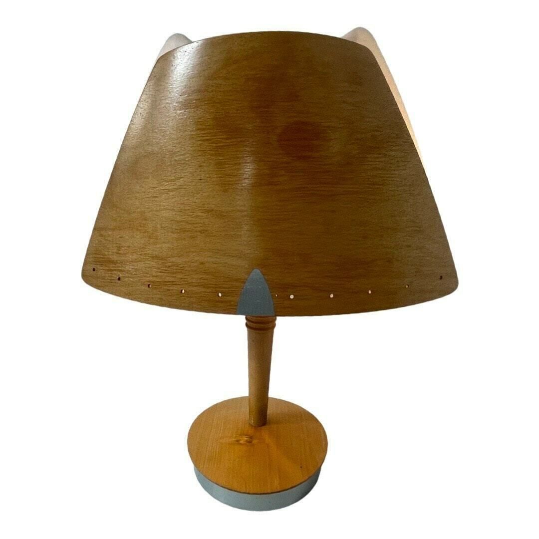 Soren Eriksen   Lucid   Table Lamp Model 'Culot'   Plywood, Plastic And Aluminum (Two In Stock) photo for sale