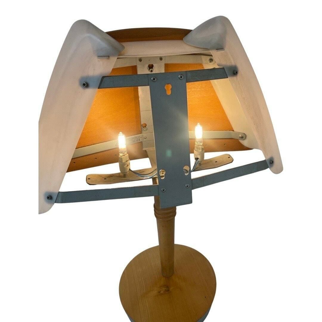 Soren Eriksen   Lucid   Table Lamp Model 'Culot'   Plywood, Plastic And Aluminum (Two In Stock) photo buy