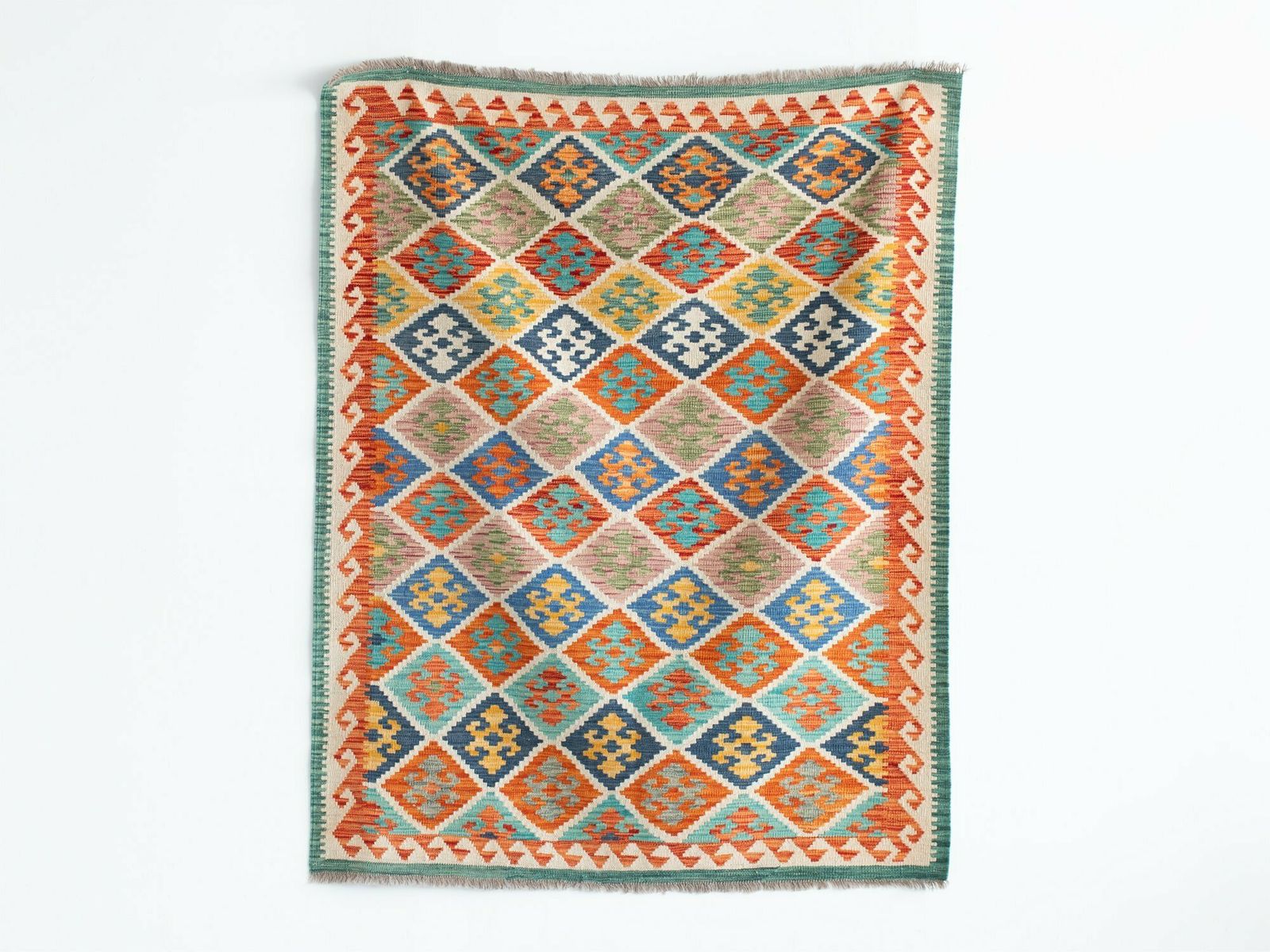 Geometric Afghan Kilim, Oriental