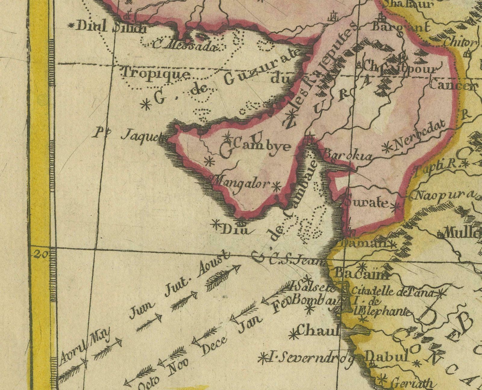 18th Century Cartographic Depiction Of Upper India And Ceylon, 1835 photo 480.0