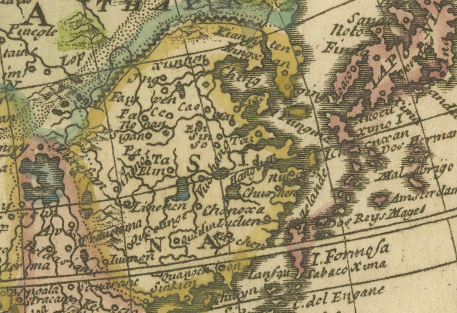 Cartographic Elegance: The Art And Science Of 17th Century Asian Maps, Ca.1681 photo vinterior