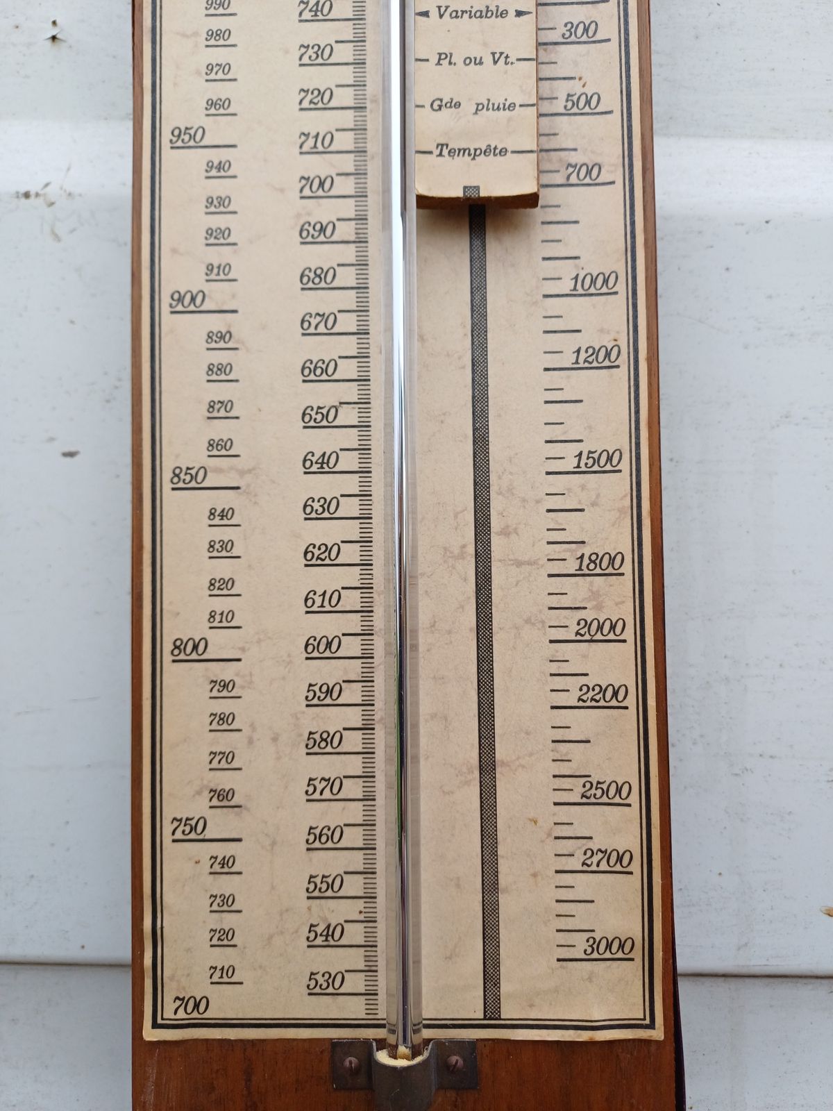 photo vinterior Napoleon III Altitude Barometer