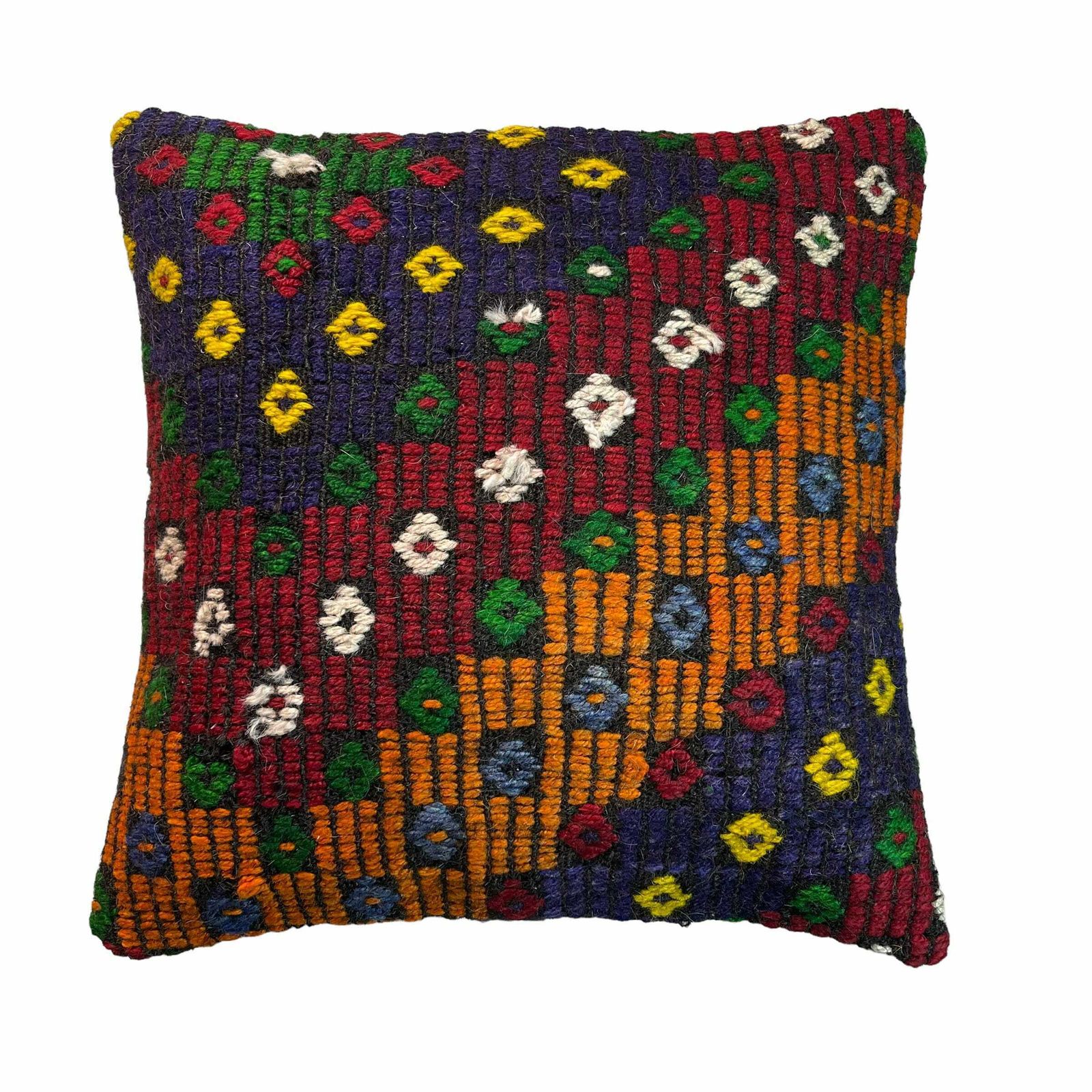 photo for sale Ethnic Kilim Pillow, 18x18 Pillow Cover, Bohemian Kilim Pillow, Handwoven Kilim Pillow, Sofa Throw Pillow, Meditation Kilim Cover
