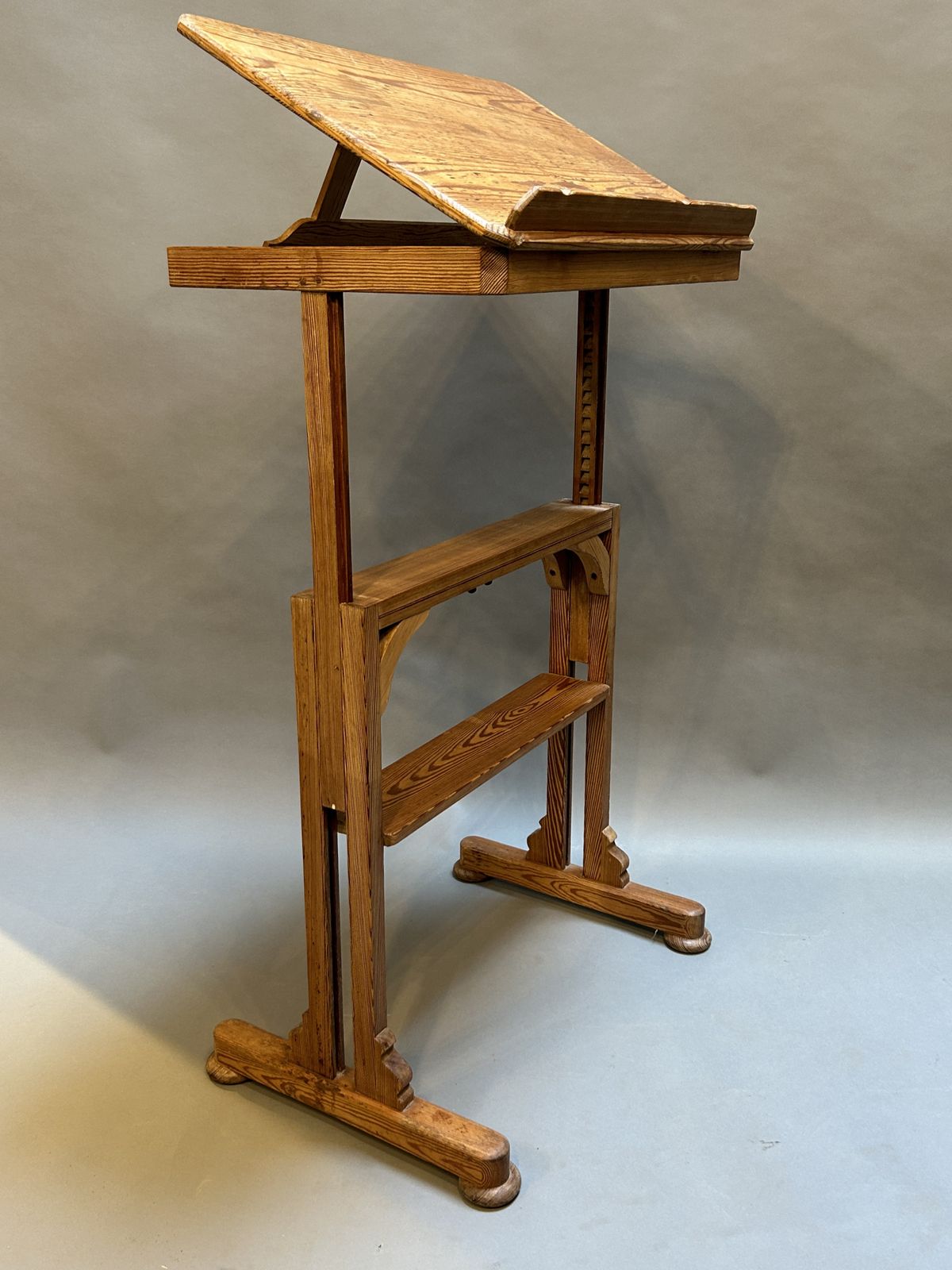 Early C20th Pine Lectern Table photo furniture