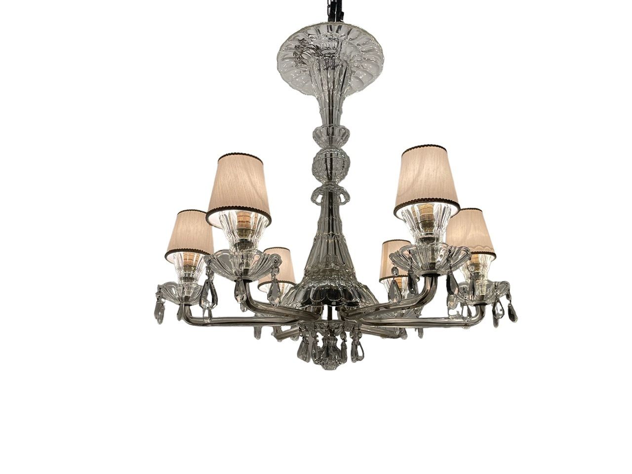 Large Art Deco Murano Glass Chandelier 1940’s photo furniture