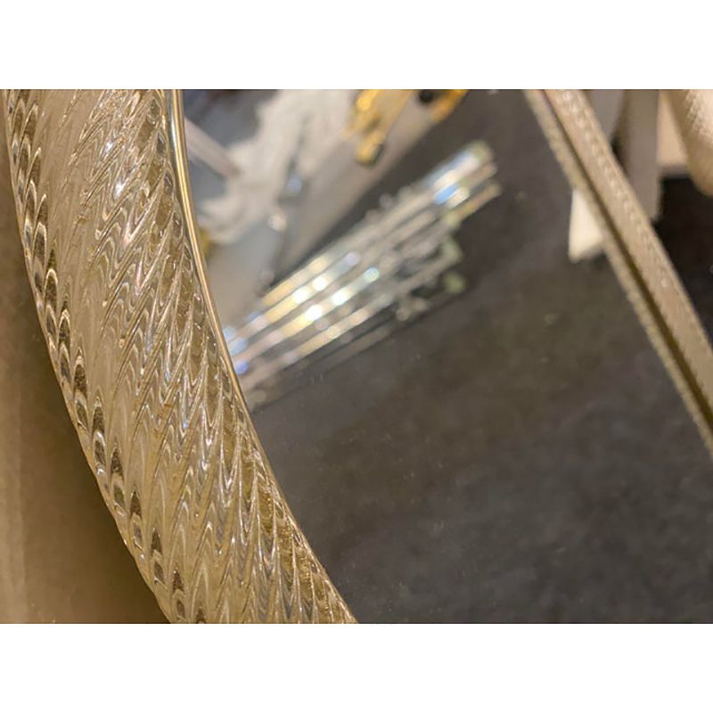 photo furniture "Torciglione" Murano Glass Wall Mirror In Barovier Style