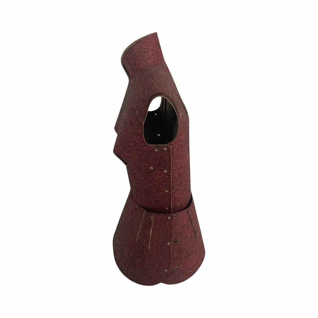 Antique   France   Dress Form / Mannequin / Dressboy / Valet Stand   Adjustable In Size   Table Model   Burgundy Red photo for sale