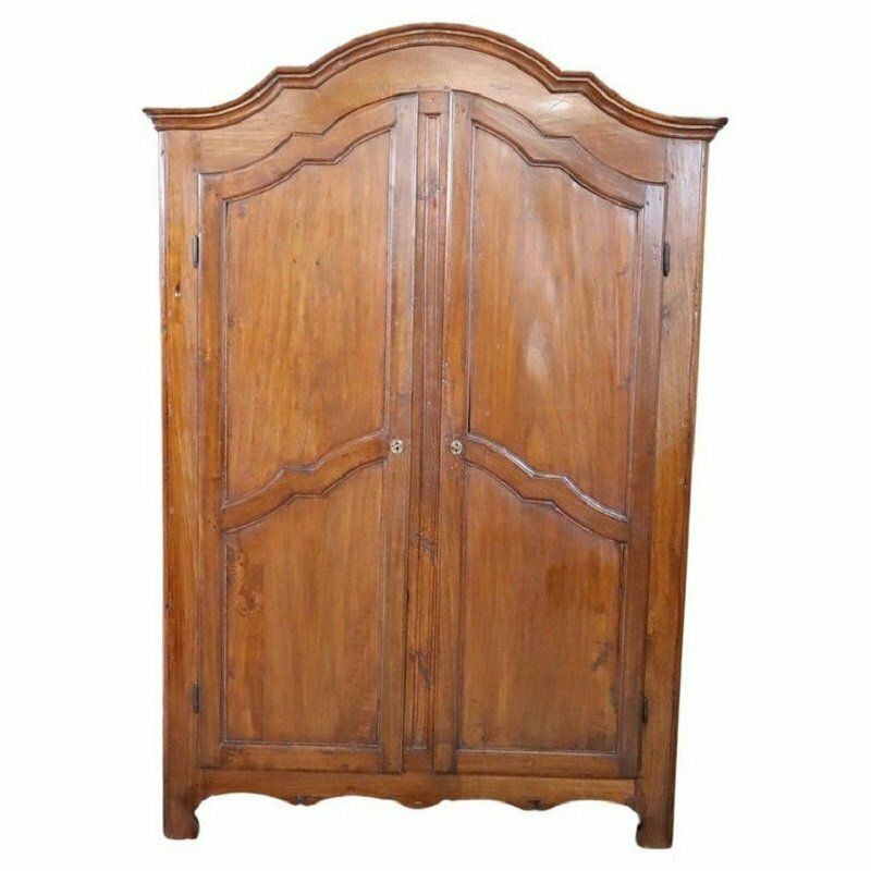 Antique Poplar Wardrobe Early 18th Century