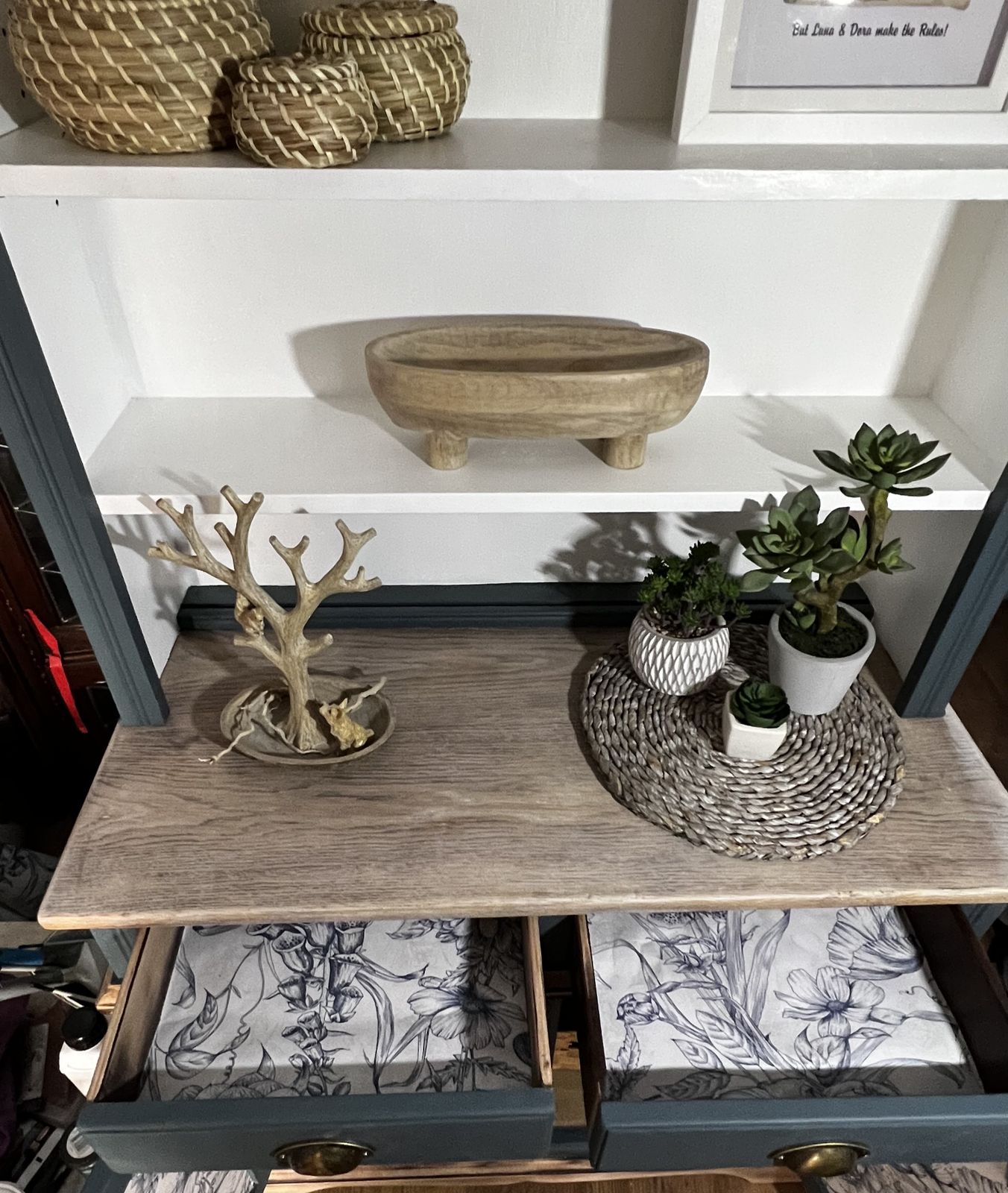 Beautiful, Hand Painted With Love Vintage Dresser photo furniture