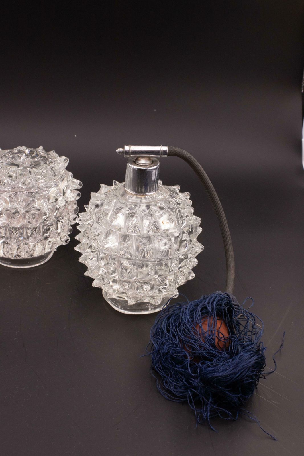 Set Of 4 Ercole Barovier Rostrato Murano Italian Glass Vase For Barovier & Toso photo vintage