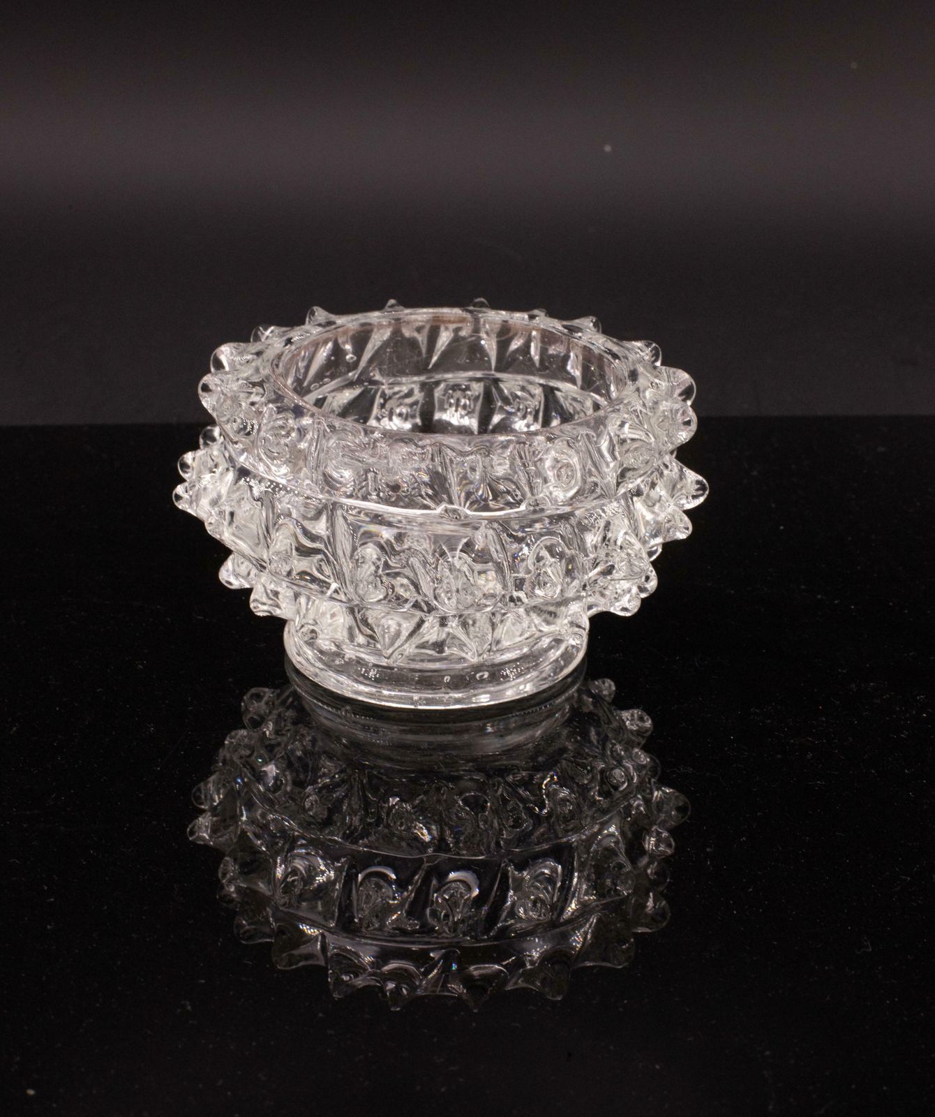 Home Decor Set Of 4 Ercole Barovier Rostrato Murano Italian Glass Vase For Barovier & Toso photo
