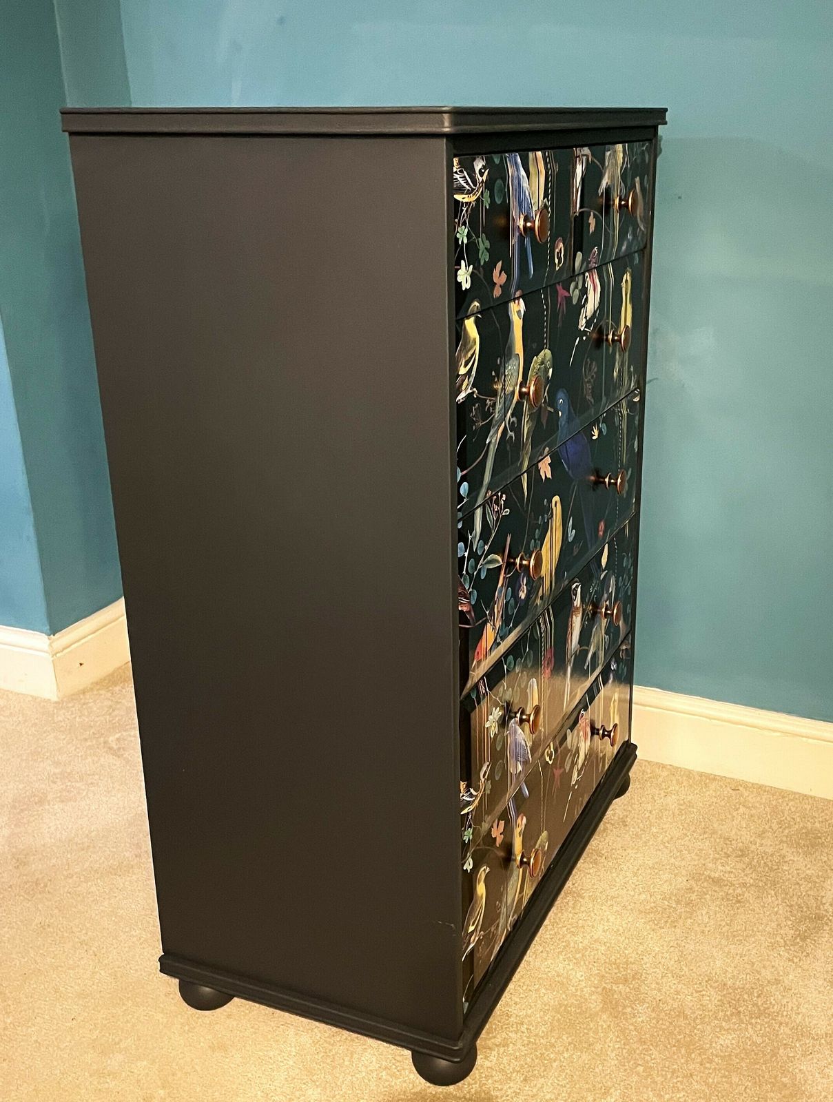 Christian Lacroix Styled Solid Wood Chest Of Drawers photo for sale