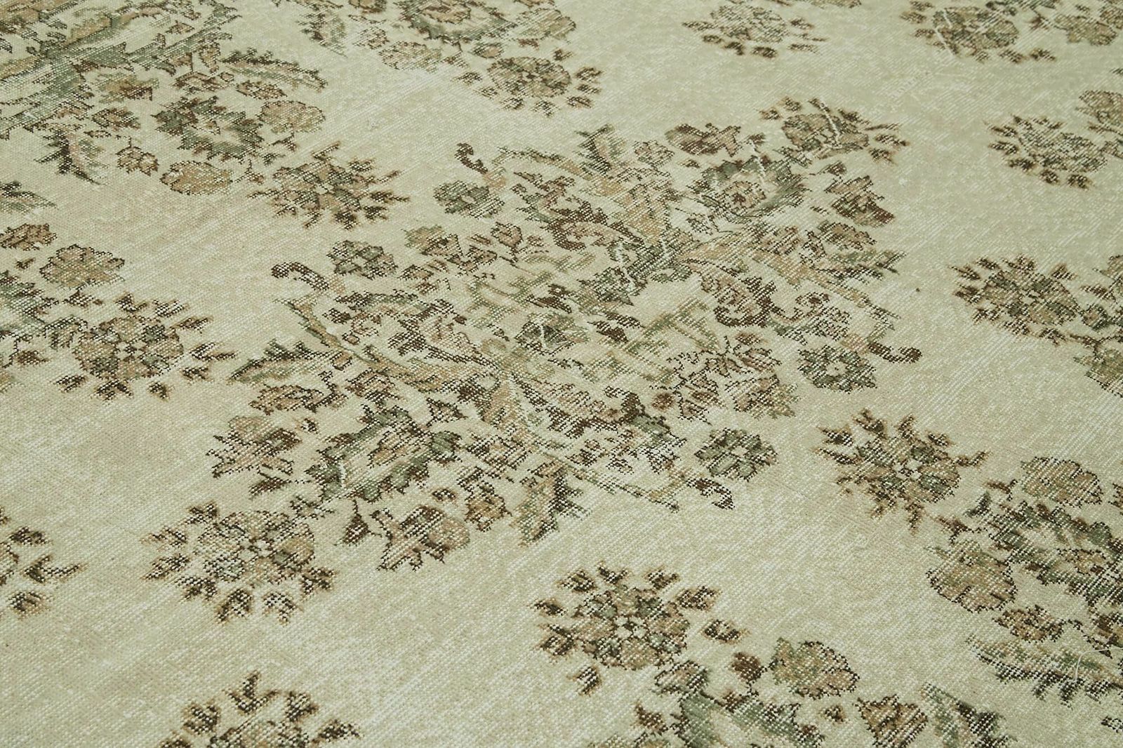 Handmade Beige Turkish Vintage Area Rug 208 Cm X 307 Cm photo 900.0