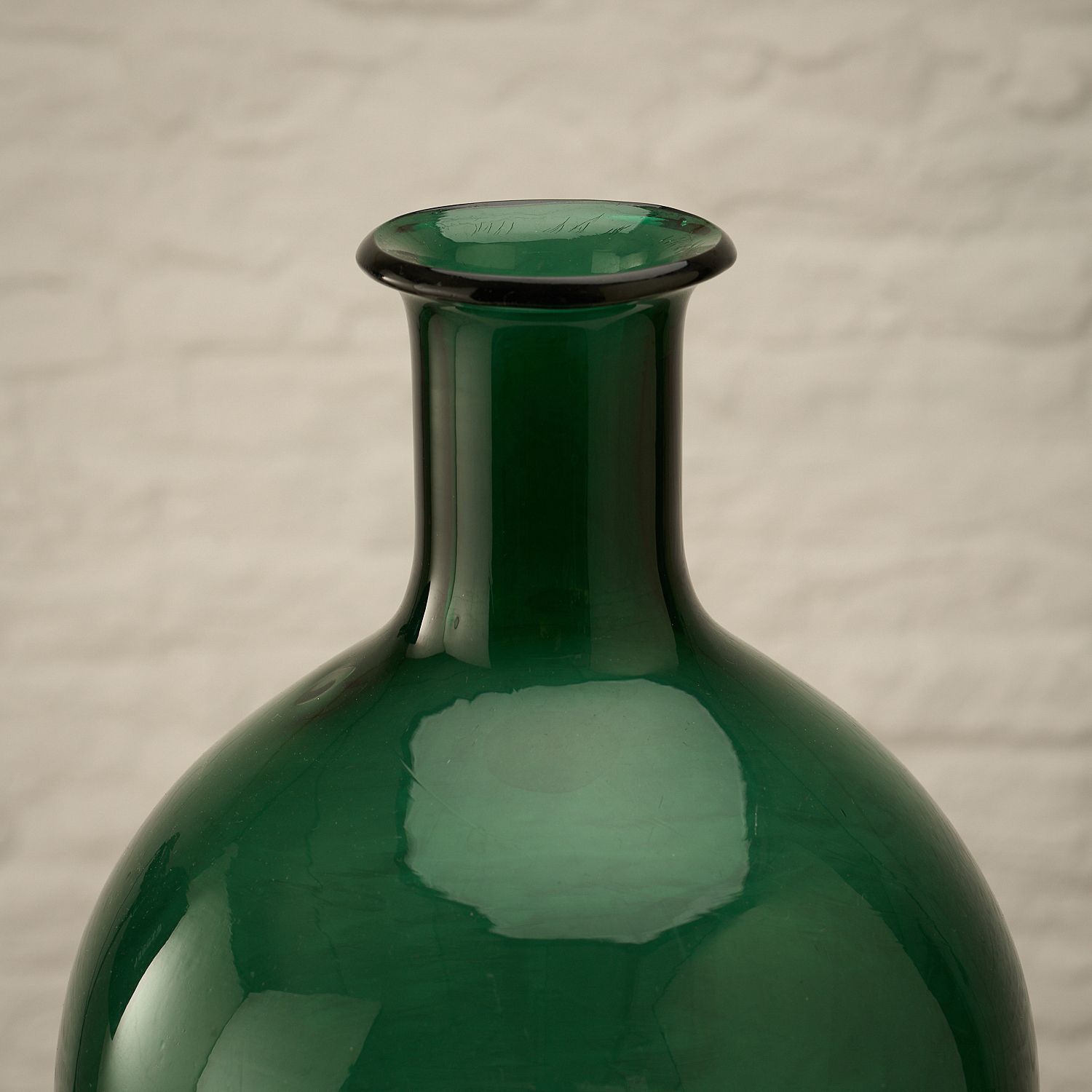 Hand Blown Antique Glass Vase, Denmark, 19th Century photo furniture