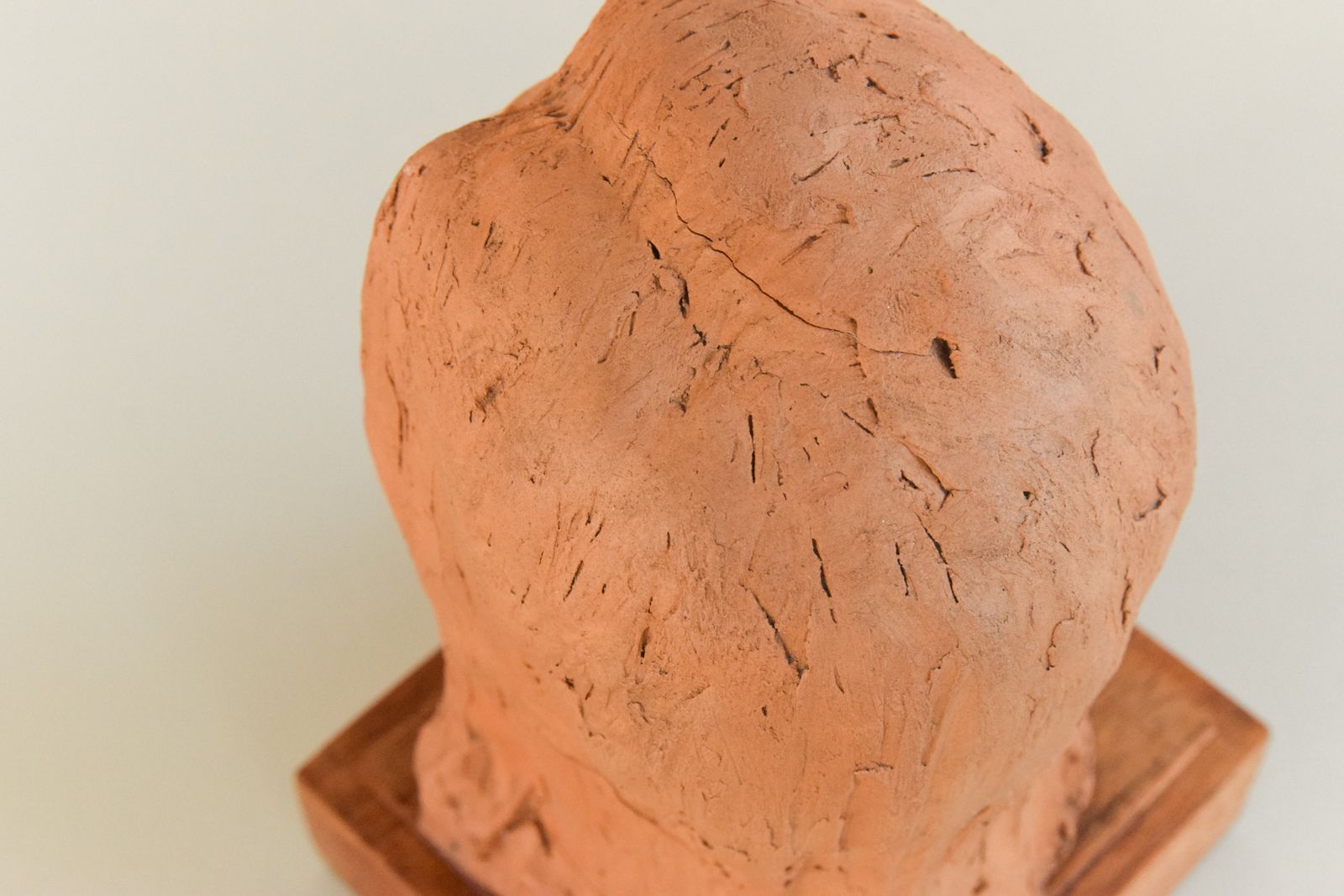 Mid 20th Century Original Terracotta Sculpture Bust Of A Female By Winifred Slater photo vinterior