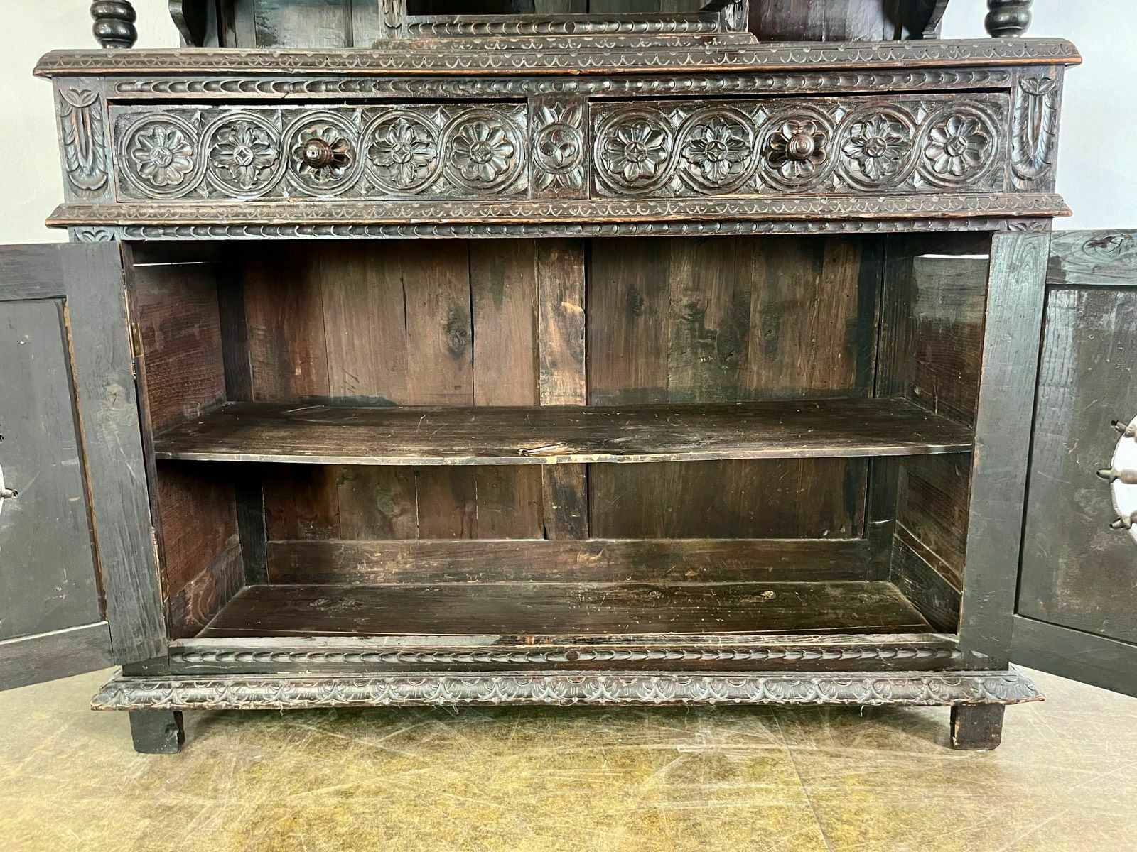 Renaissance Buffet Cabinet France 19th Century Antique photo vintage