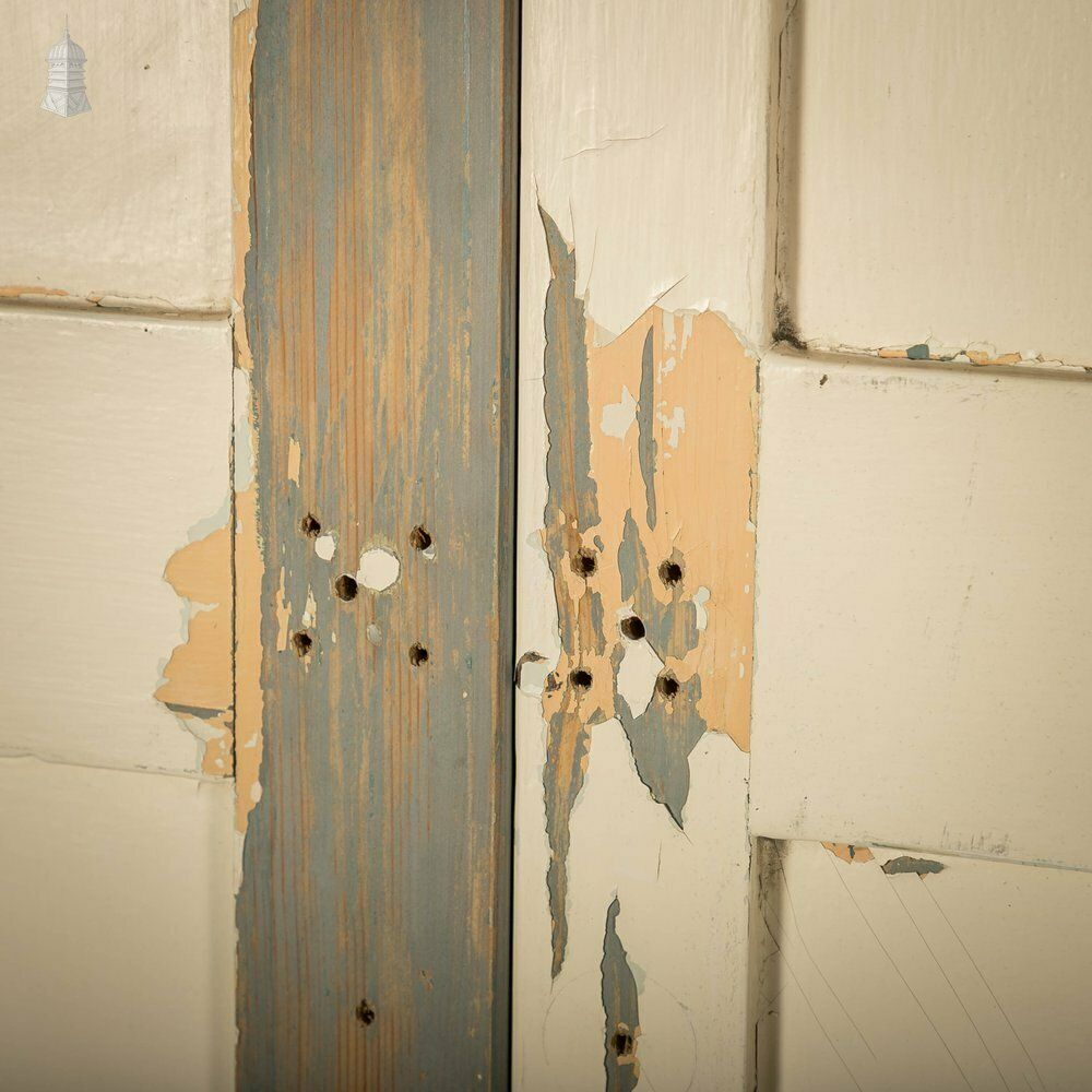 photo furniture Pine Paneled Shutters, 2 Panel Shaker Style, Set Of 2 Pairs