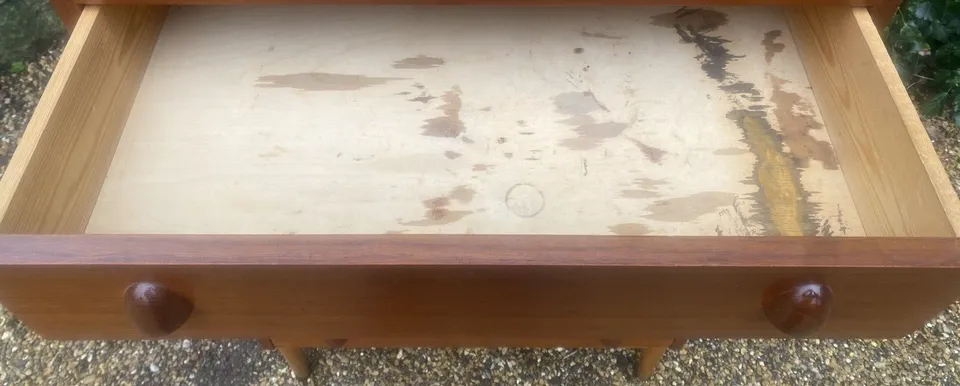 Furniture Mid Century Danish Teak Dresser Chest Of Drawers photo