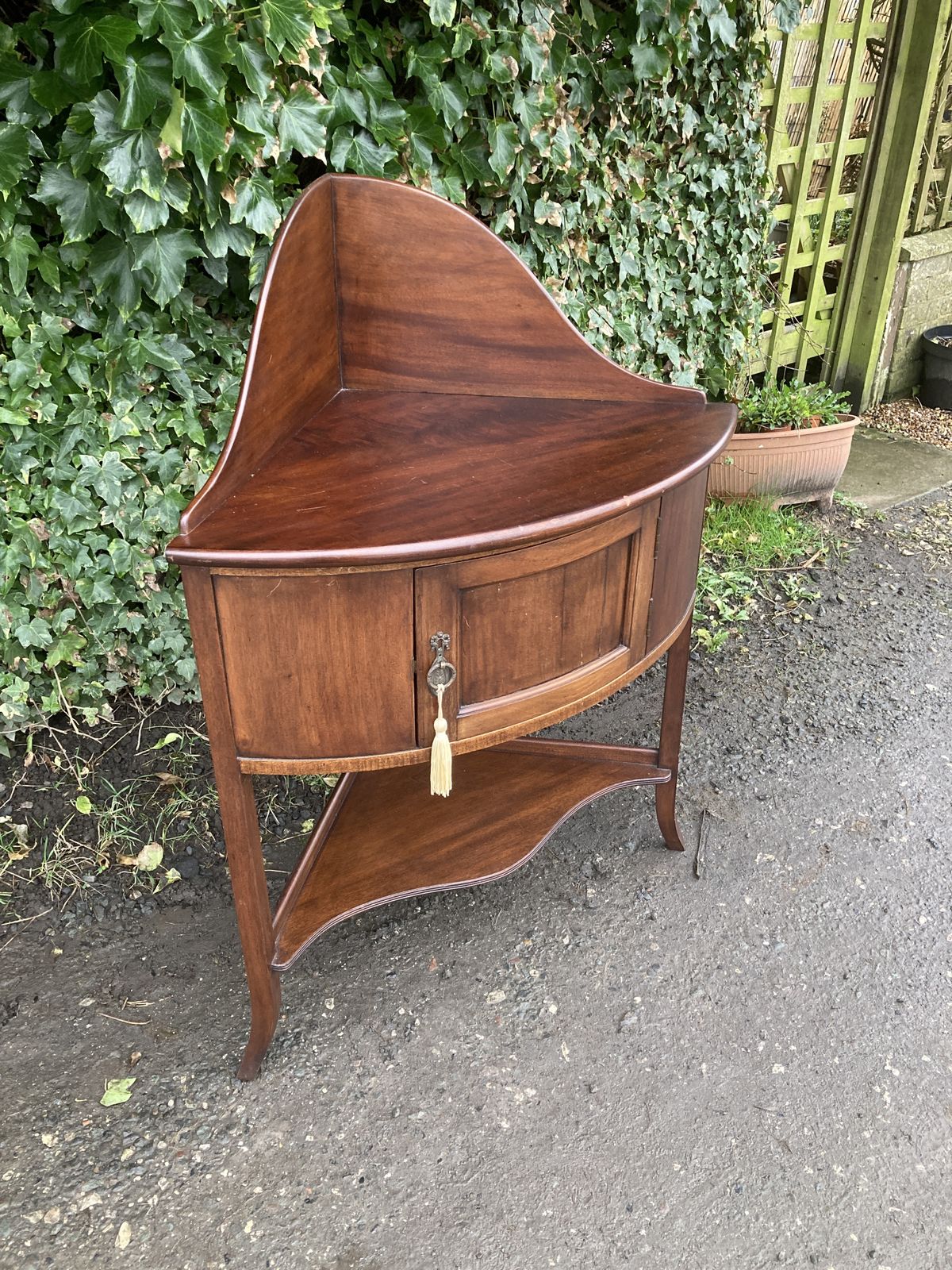 Georgian Style Mahogany Corner Wash Stand photo buy