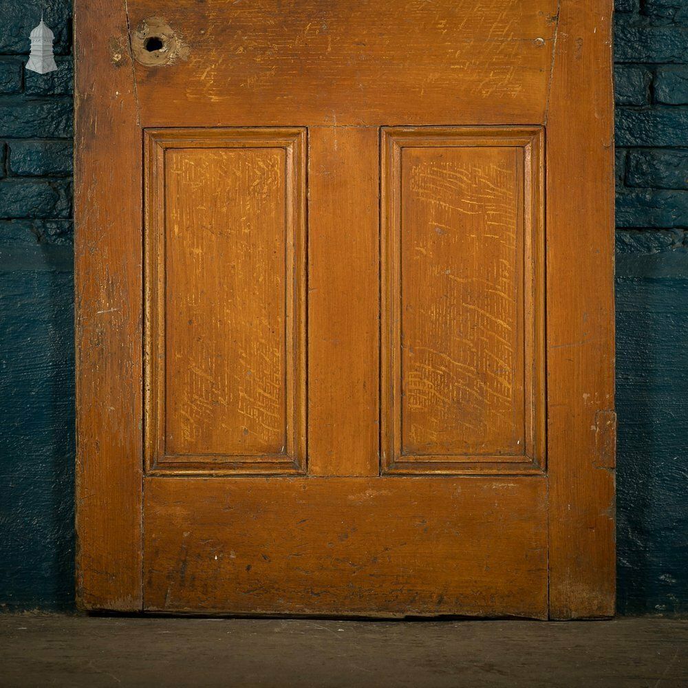 Half Glazed Door, 3 Moulded Panel Pine photo Home Fixtures