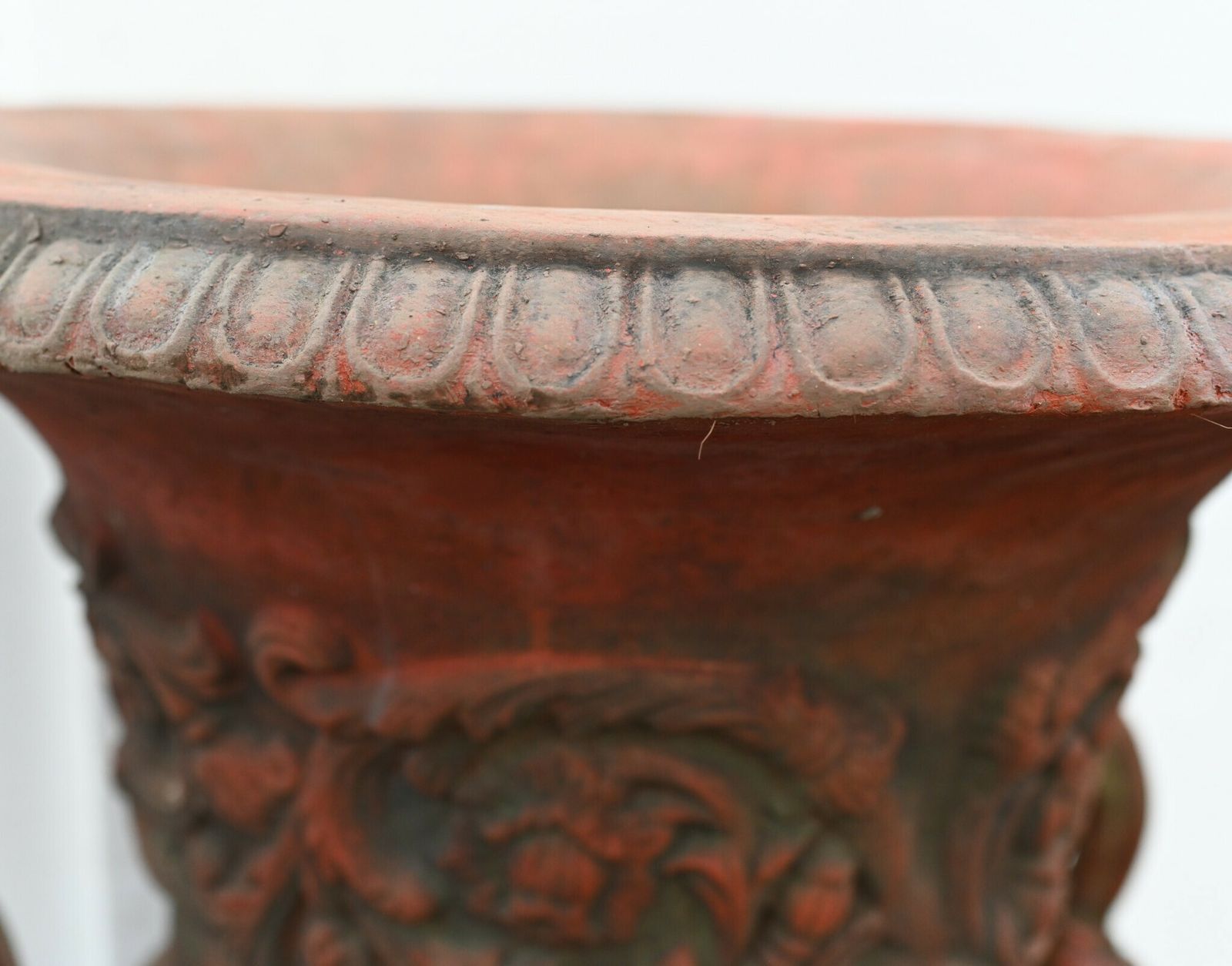 2995.0 Pair Georgian Terracotta Urns   Garden Vase On Pedestal Thomas Hope photo