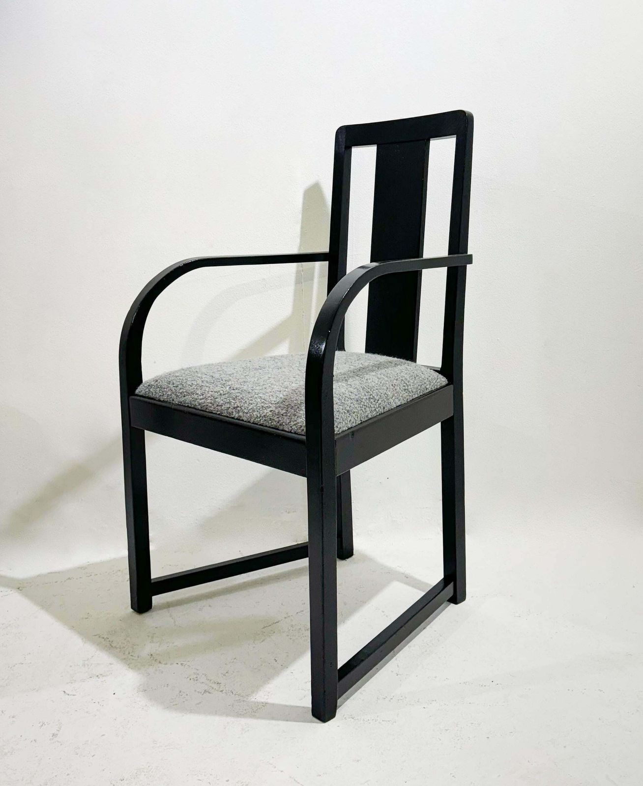Pair Of Wood And Fabric Armchairs, 1920s photo buy