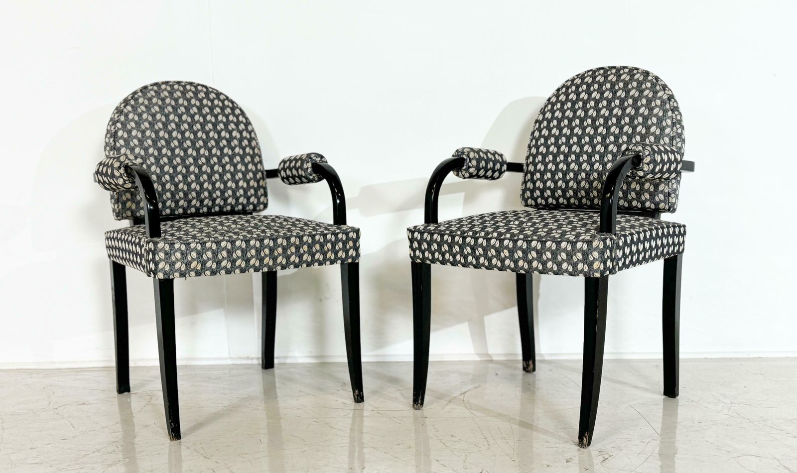 Set Of 8 Art Deco Armchairs, Early 20th Century photo for sale