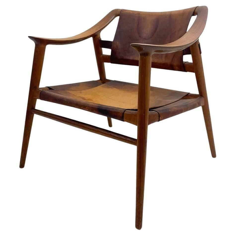 'Bambi' Armchair By Rolf Rastas & Adolf Relling For Gustav Bahus, 1940s