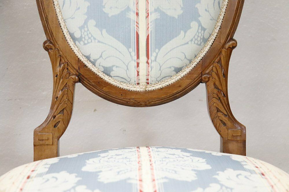 Early 20th Century Carved Beech Wood Chairs, Set Of 2 photo buy
