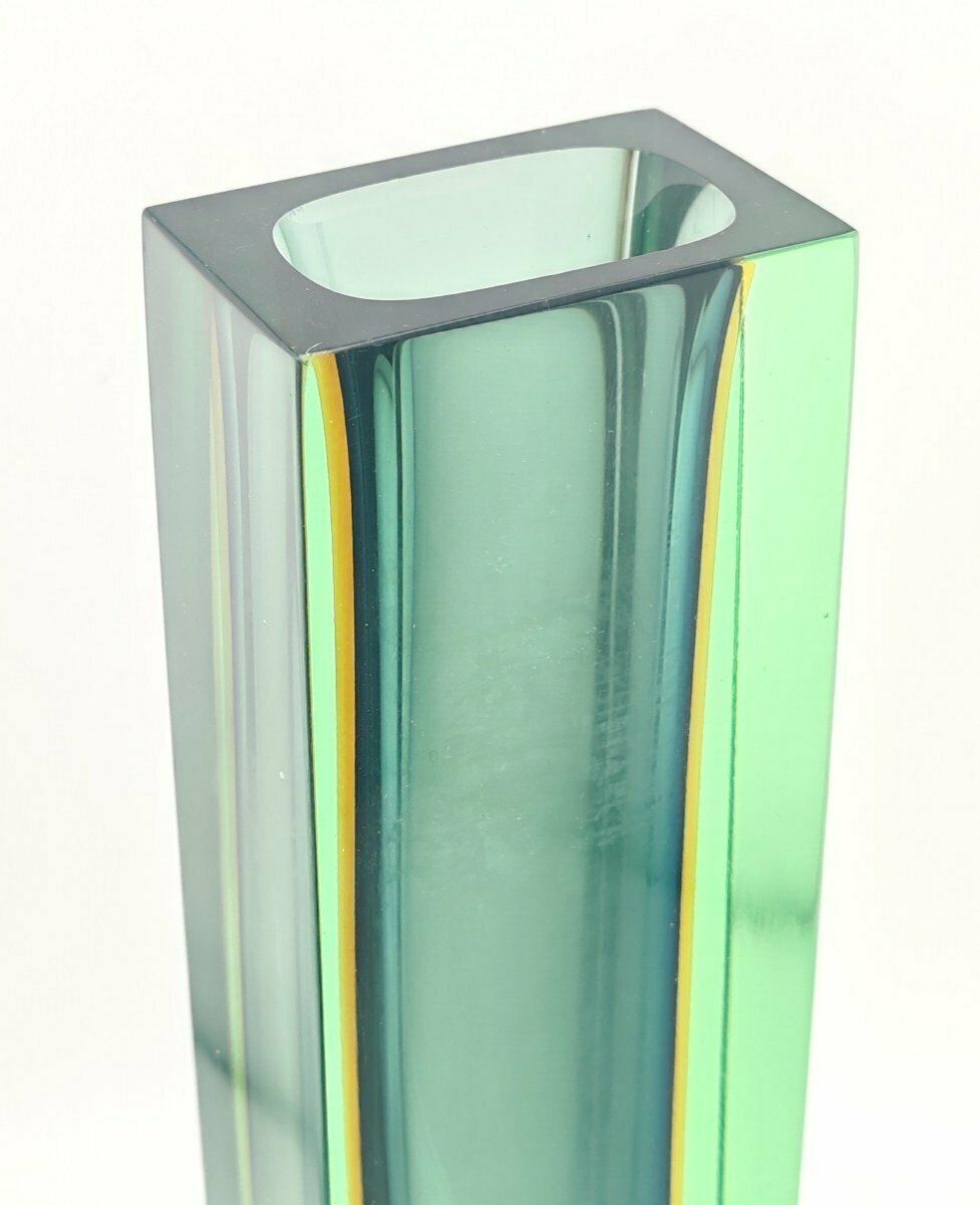Vase en verre de Murano, années 1930, vintage photo Décoration