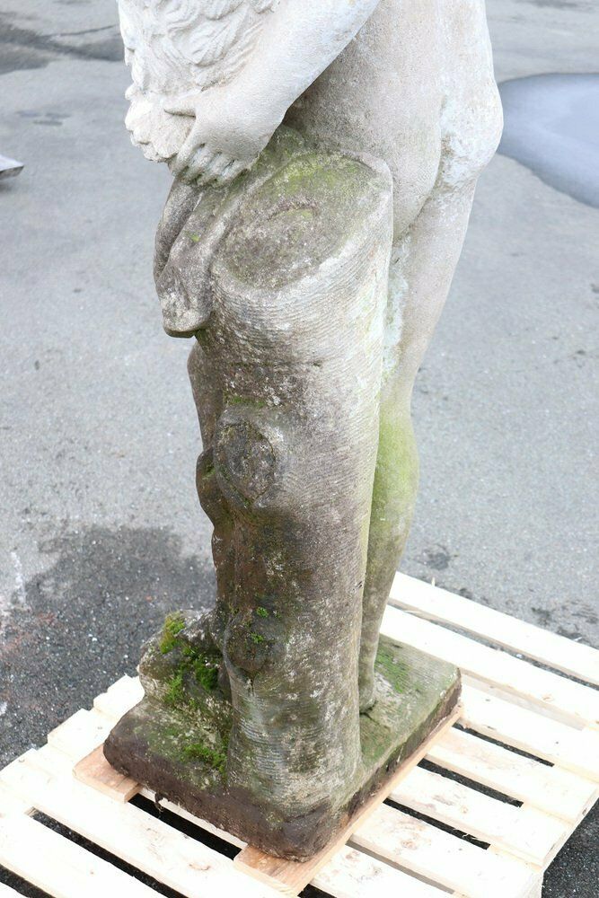 Early 20th Century Leda And The Swan Garden Statue photo for sale