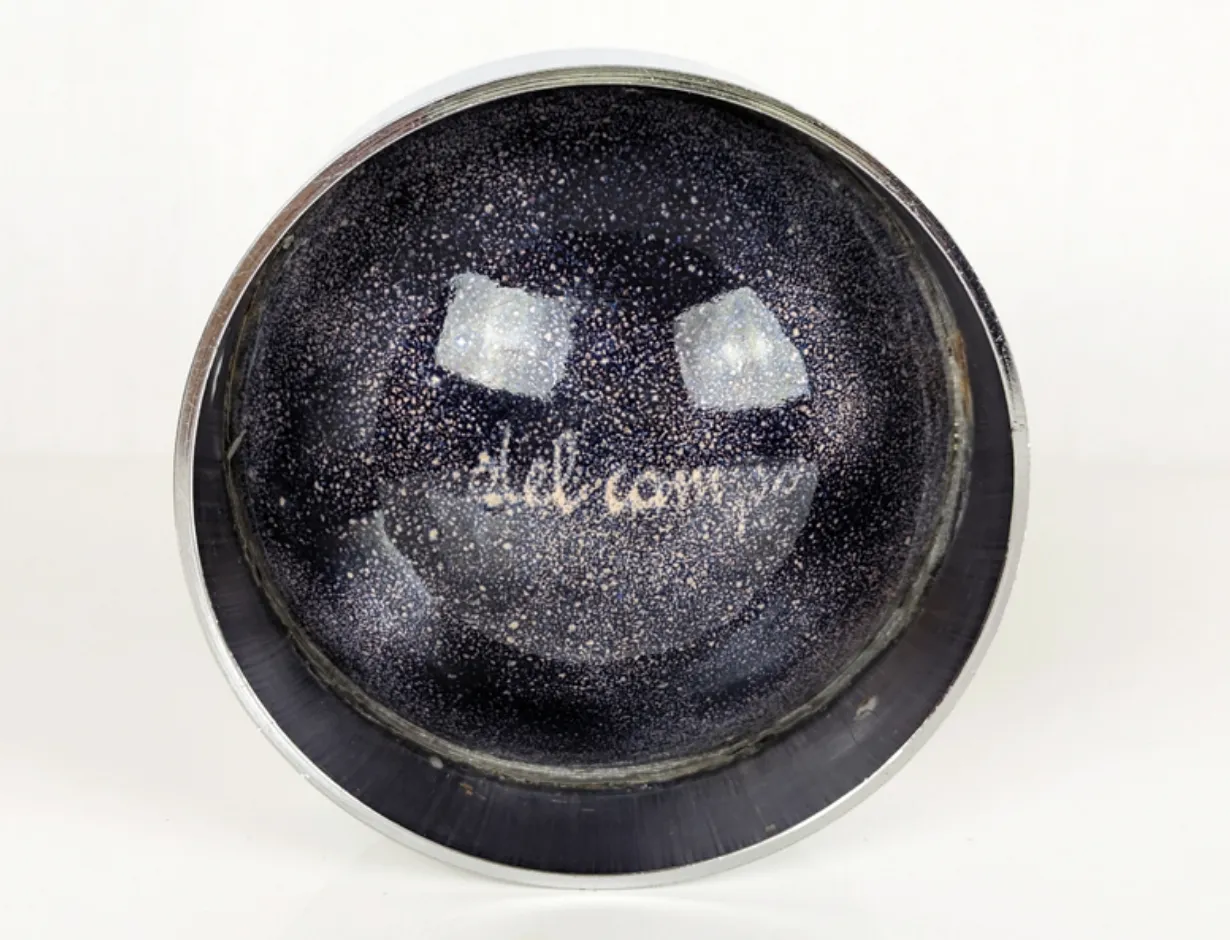 Vintage Italian Enameled Ashtray From Studio Del Campo, 1970s photo vinterior